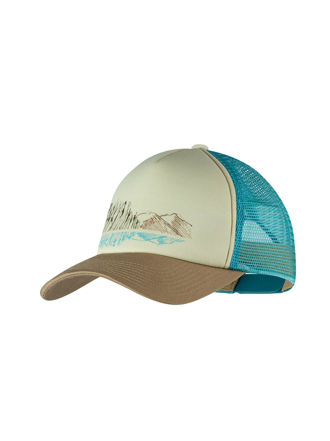 

Original Buff SA Unisex Colourblocked Baseball Cap, White