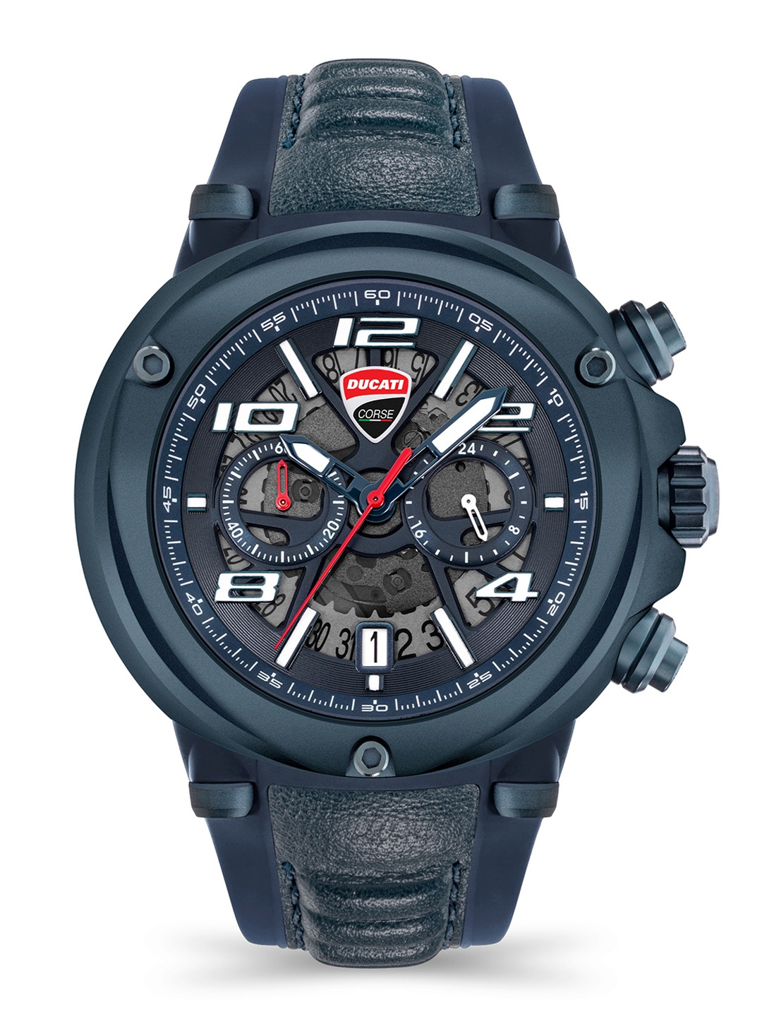 

DUCATI CORSE Men Skeleton Dial & Straps Analogue Watch DTWGO0000205, Blue