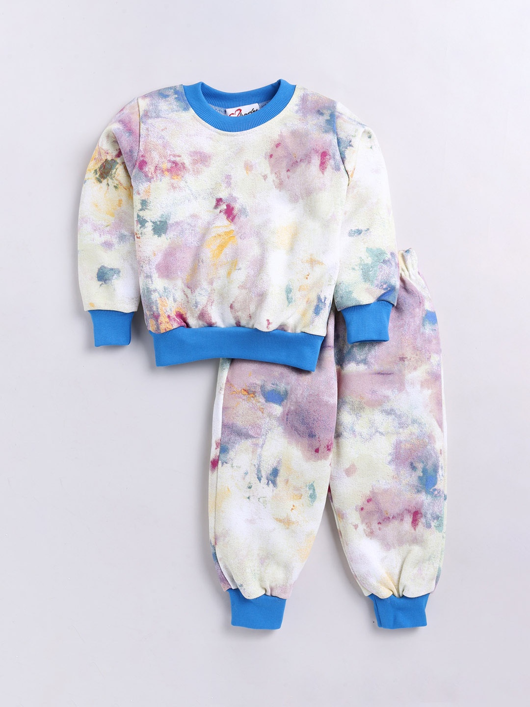 

BAESD Girls Tie Dyed Tracksuits, Blue