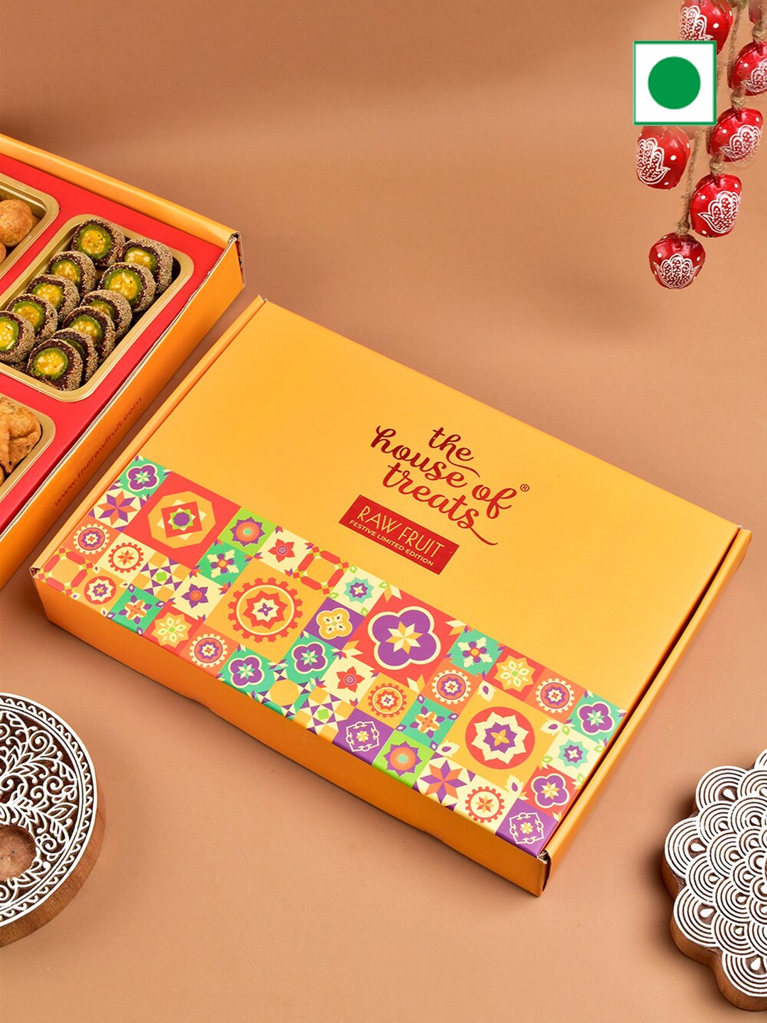 

RawFruit Diwali Sweets Gift Set, Red