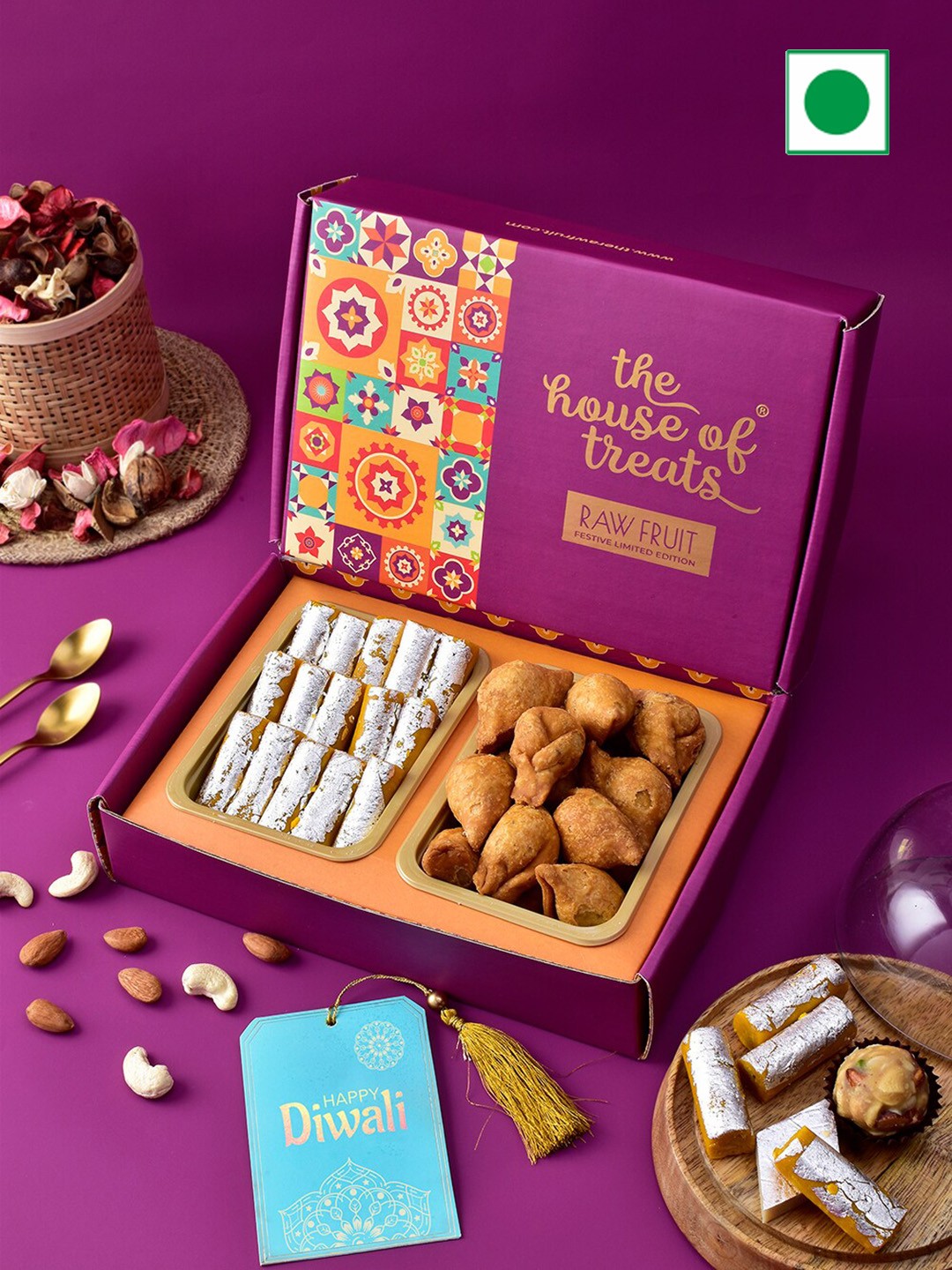 

RawFruit Festive Duo Sweets, Purple