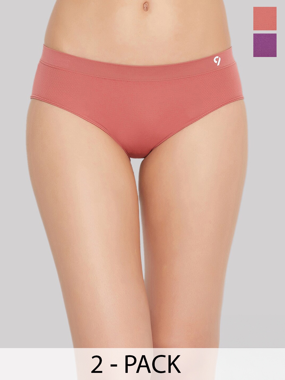 

C9 AIRWEAR Pack Of 2 Assorted Mid-Rise Basic Briefs