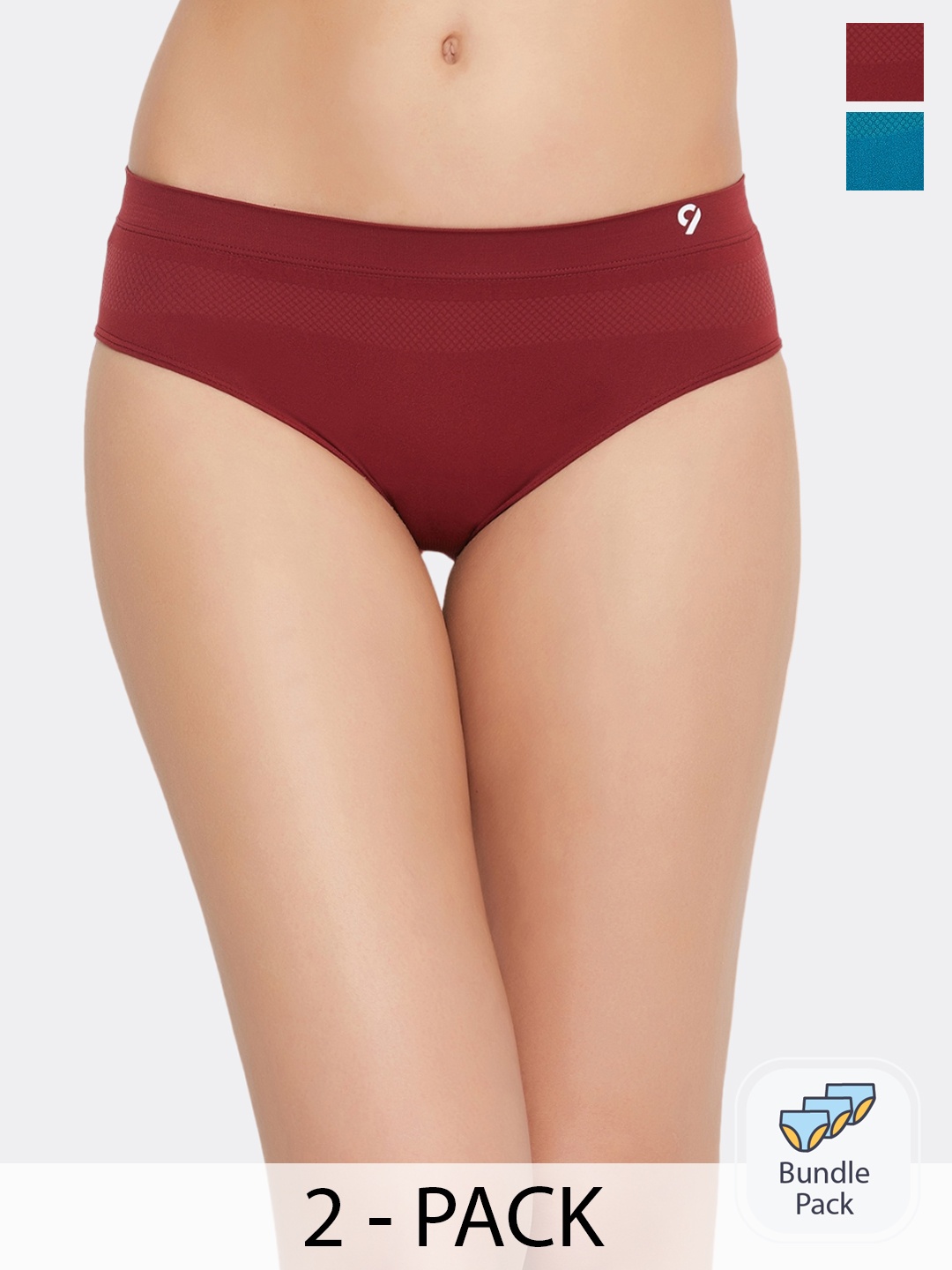 C9 AIRWEAR Seamless Pack Of 2 Assorted Bikini Briefs