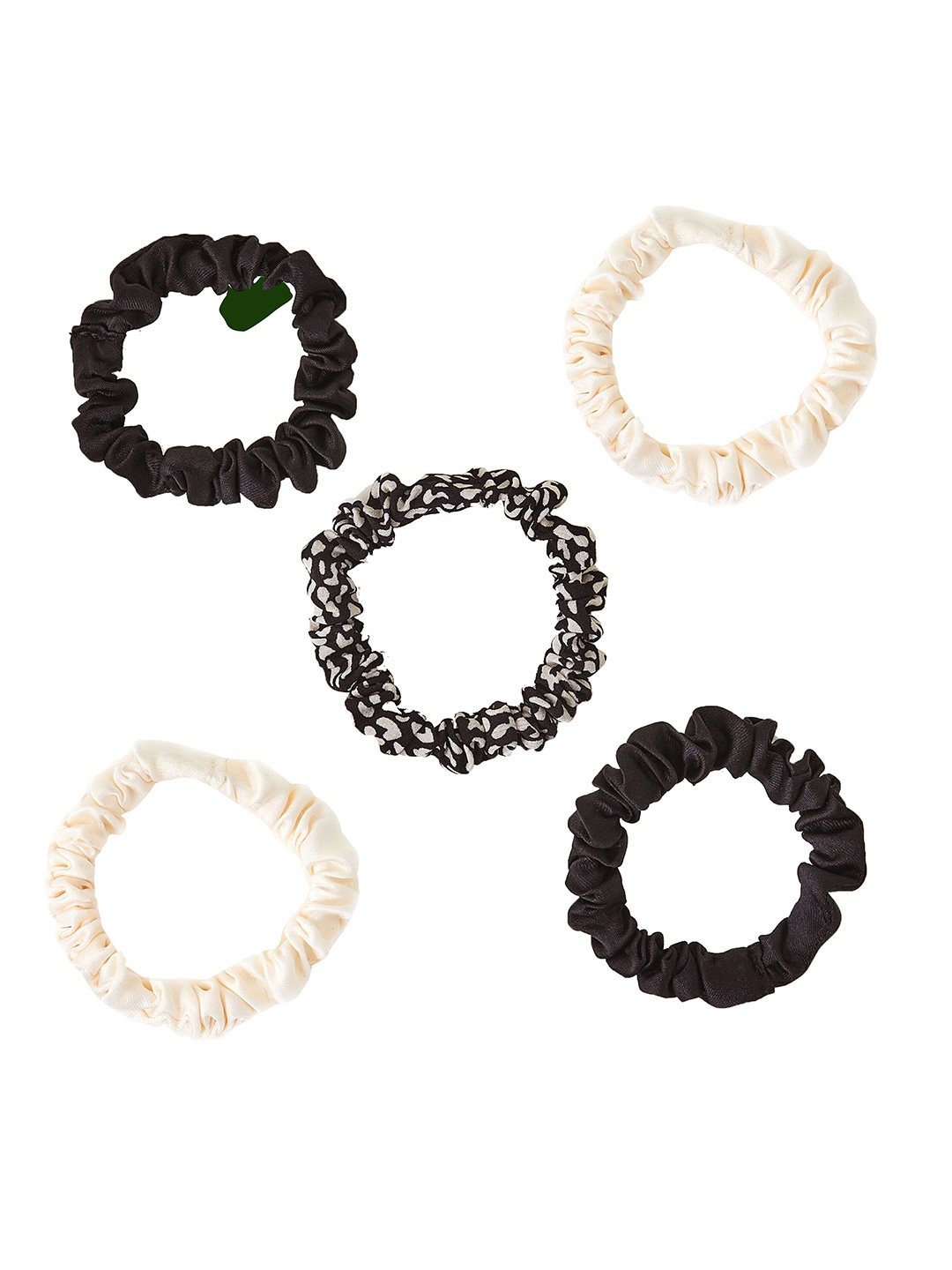 

Accessorize Set of 5 Ponytail Holders, White