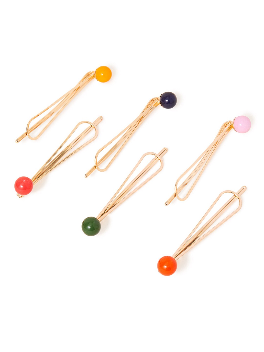 

Accessorize Set of 6 Bobby Pins, Gold