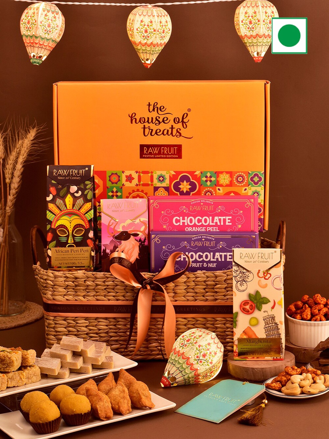 

RawFruit Diwali Hamper Harmony and Light, Purple