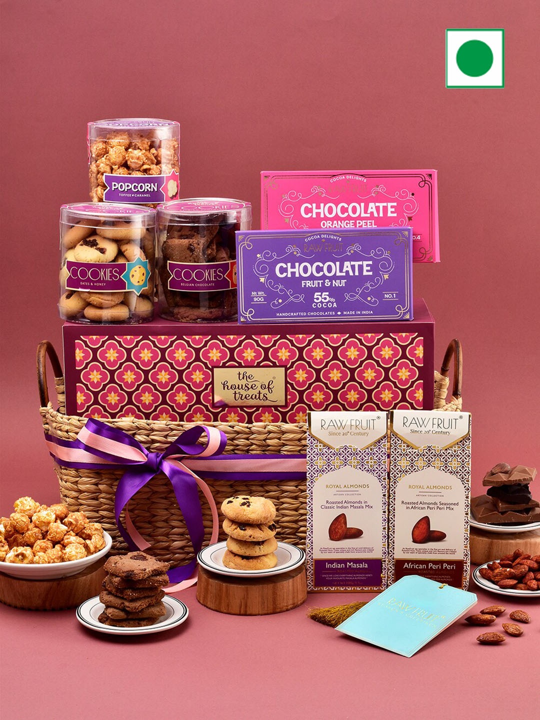 

RawFruit Diwali Gift Hamper, Red