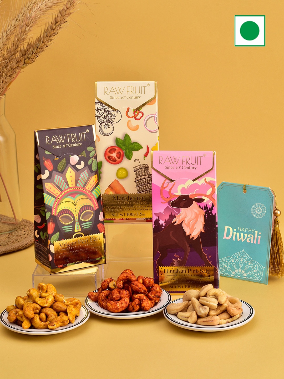 

RawFruit Diwali Hamper Delight, Yellow