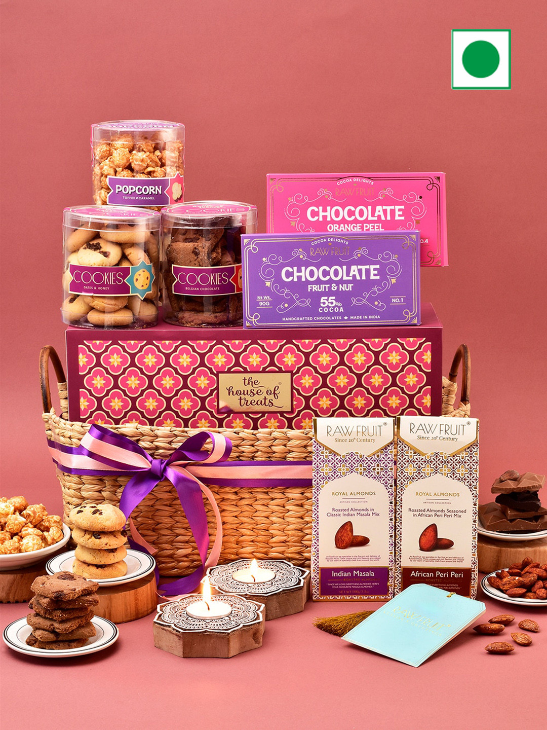 

RawFruit Diwali Hamper Luxury Luminance, Yellow
