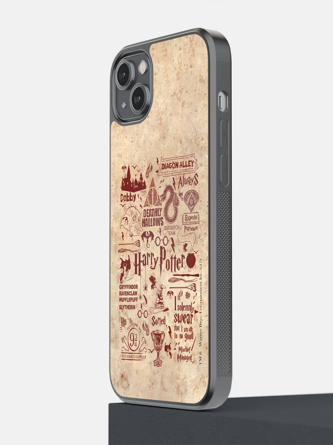 

macmerise iPhone 14 Plus Harry Potter Design Phone Back Case, Beige