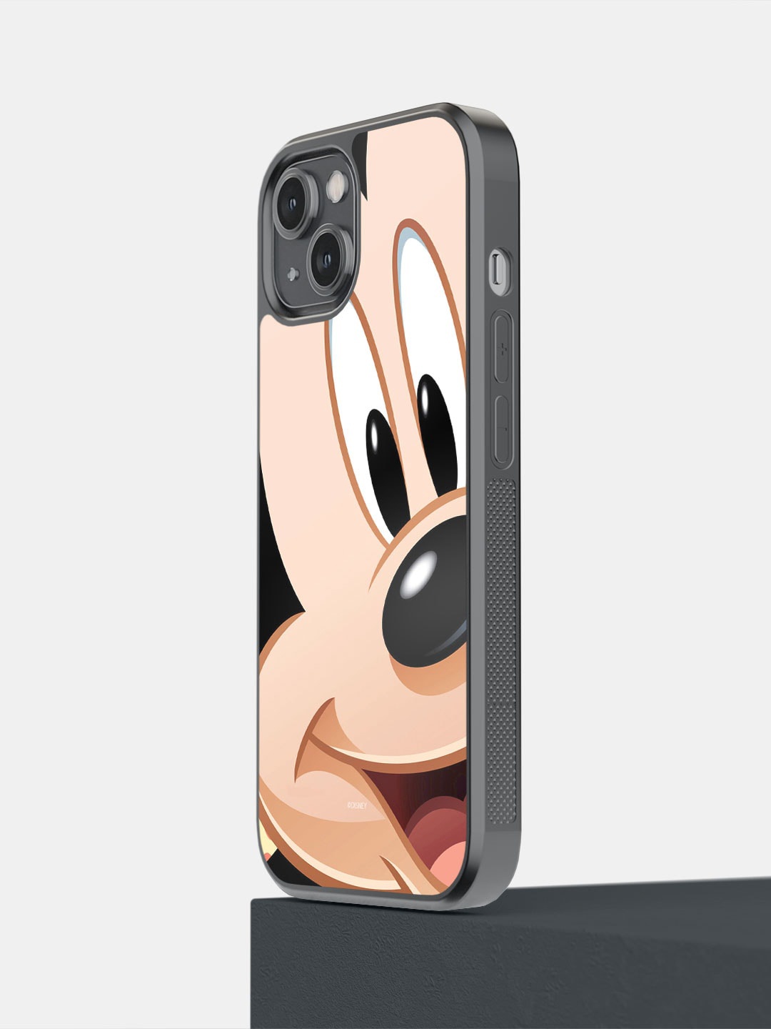 

macmerise Zoom Up Mickey iPhone 14 Bumper Case Cover, Black