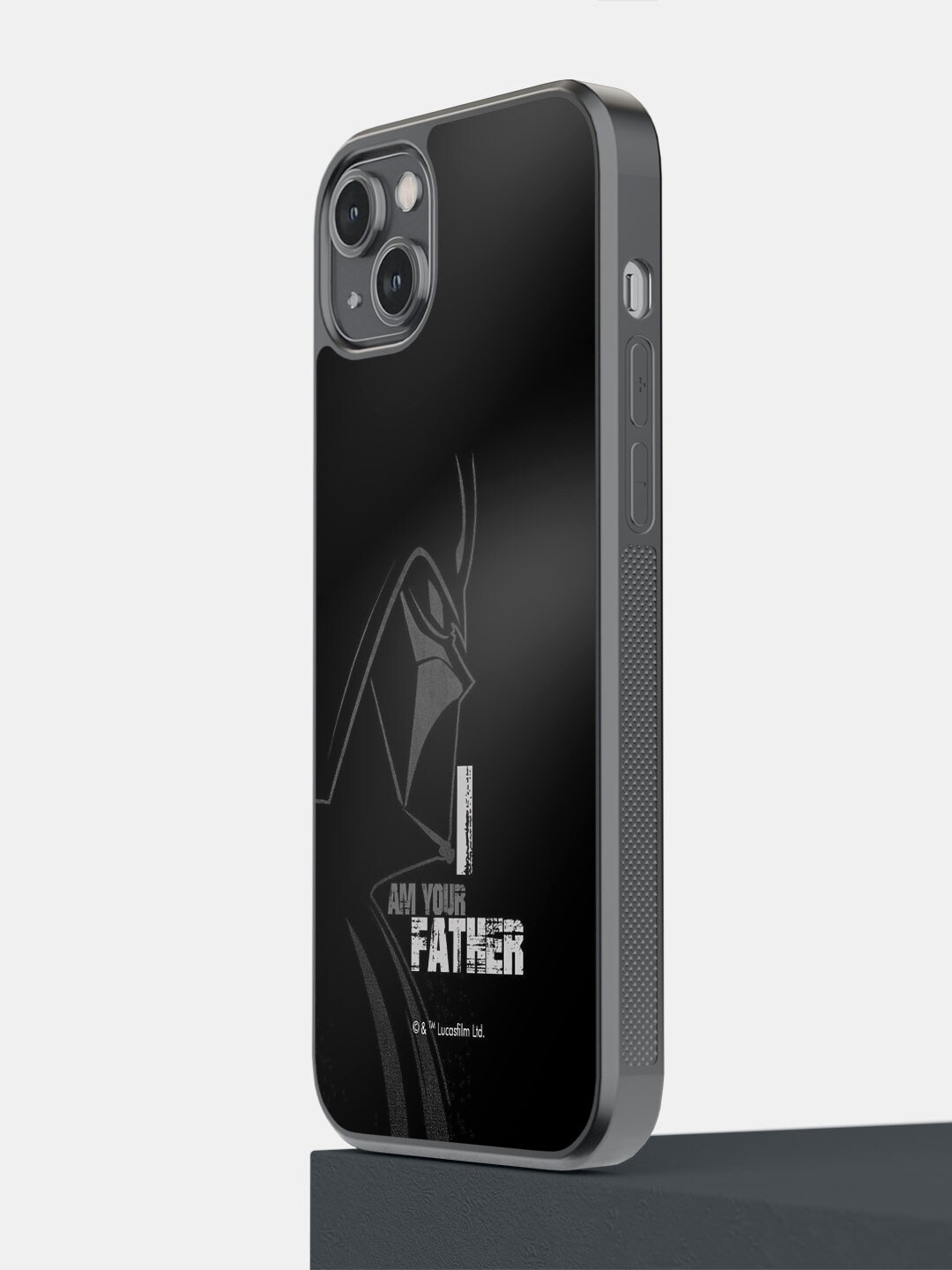 

macmerise iPhone 14 Plus I Am Your Father Printed Bumper Case Cover, Black