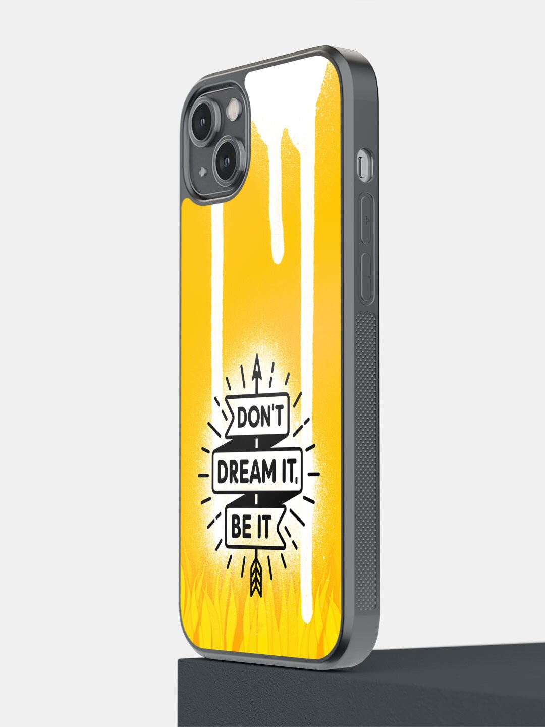 

macmerise Dont Dream It Be It IPhone 14 Plus Bumper Case Cover, Yellow