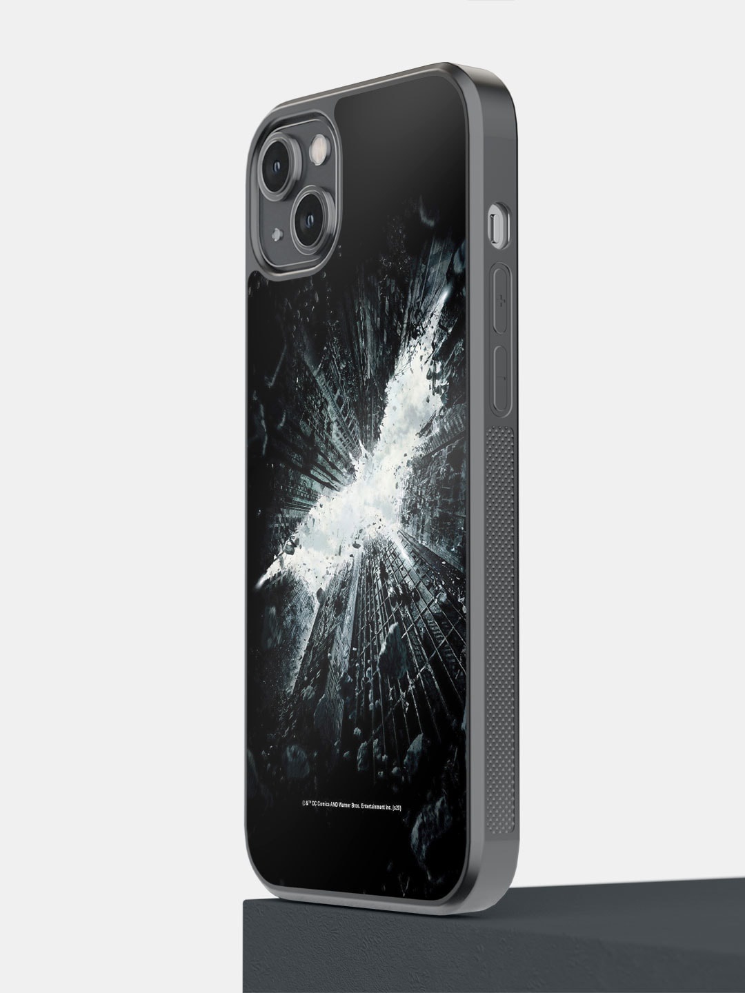 

macmerise Printed God of Gotham iPhone 14 Phone Bumper Case, Black