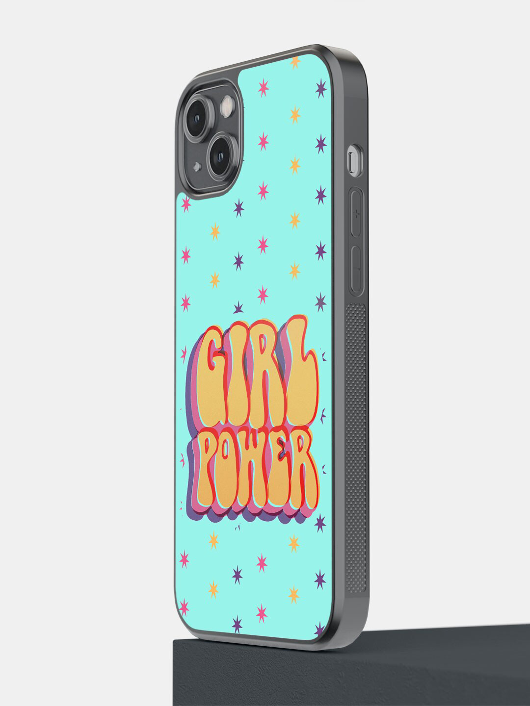 

macmerise Girl Power iPhone 14 Plus Bumper Case Cover, Green