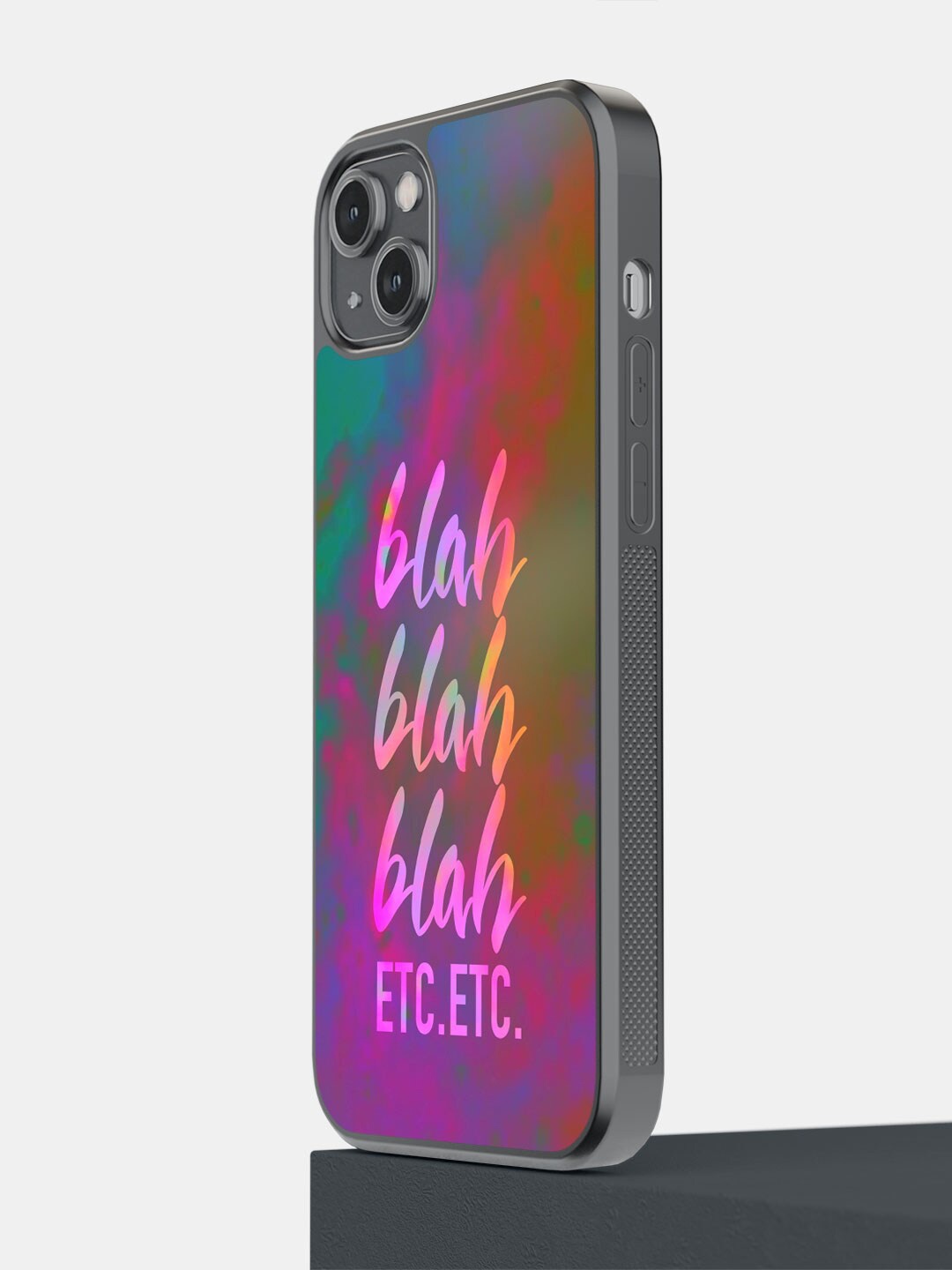

macmerise Blah Blah iPhone 14 Plus Bumper Case Cover, Red