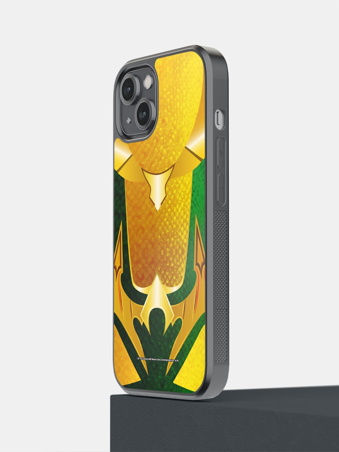 

macmerise Suit up Aquaman Printed iPhone 14 Bumper Case Cover, Yellow