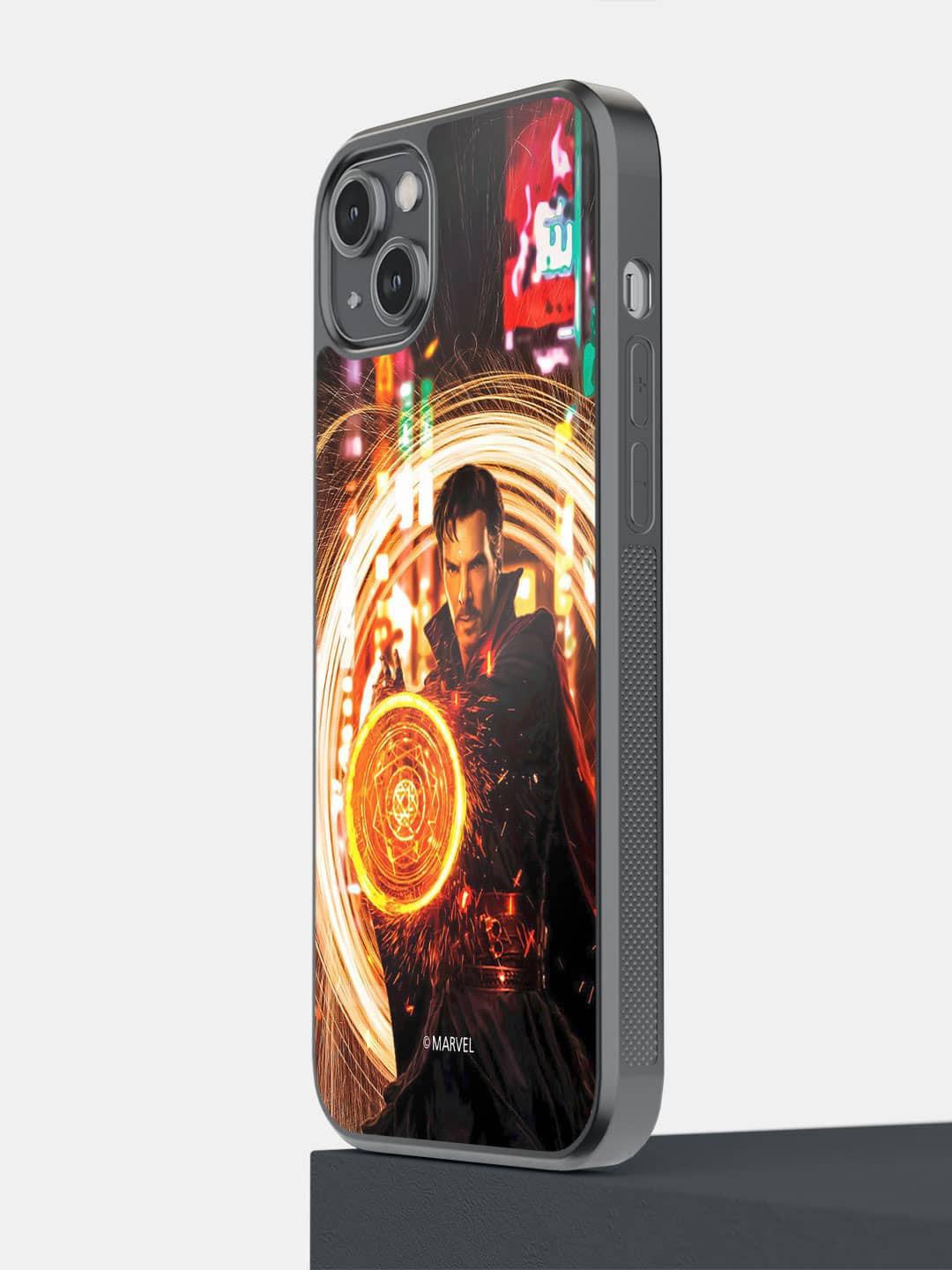 

macmerise Doctor Strange Opening Portal iPhone 14 Plus Bumper Case Cover, Black