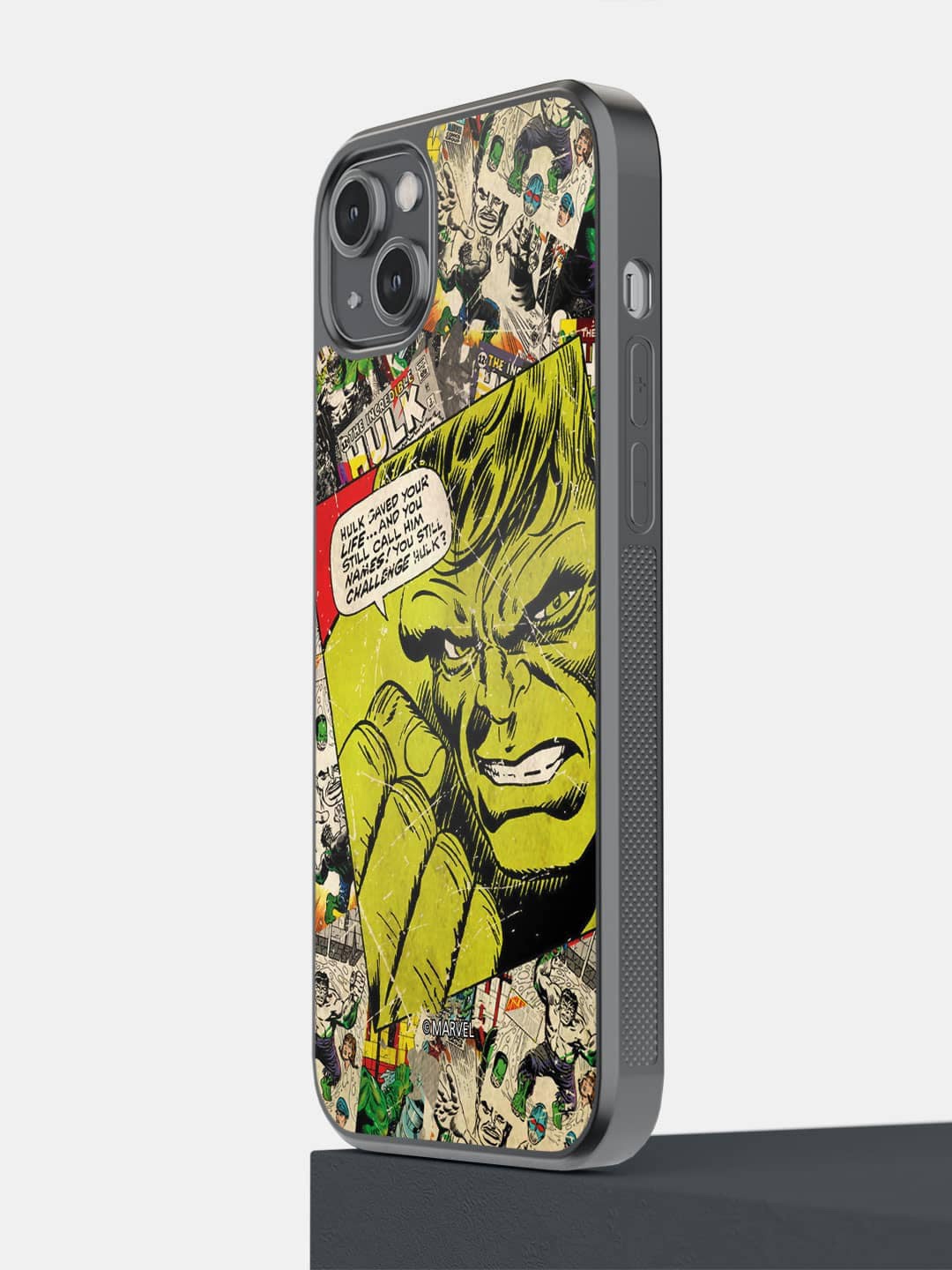 

macmerise Hulk Printed iPhone 14 Plus Phone Back Case, Beige
