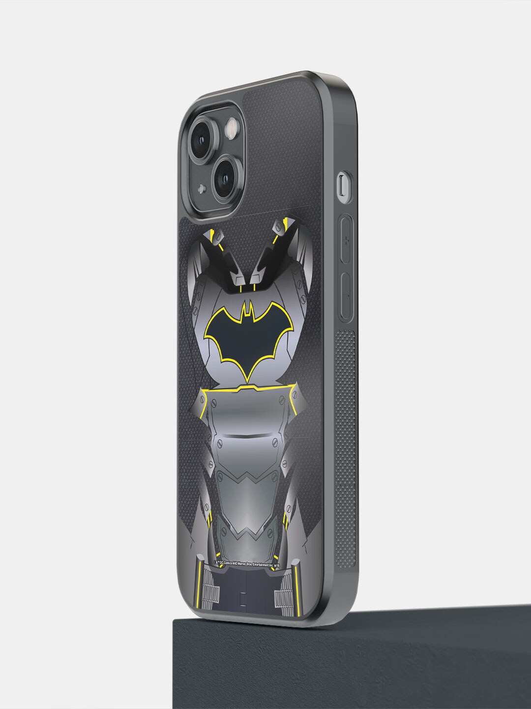 

macmerise Batman Printed iPhone 14 Bumper Case Cover, Black