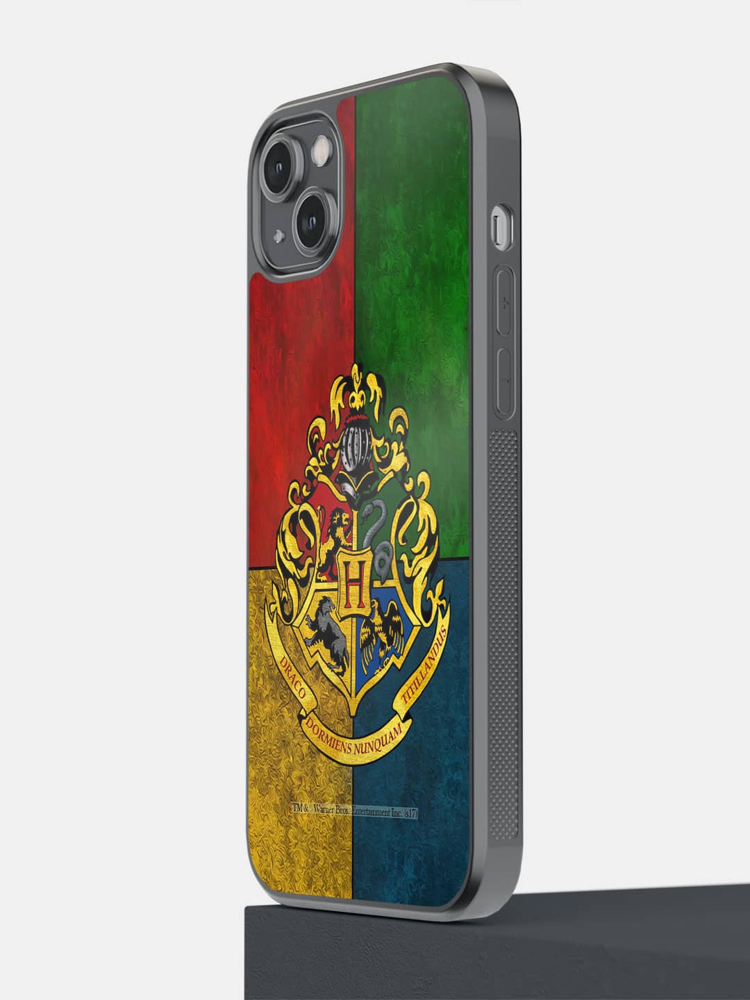 

macmerise Hogwarts Sigil United Printed IPhone 14 Plus Bumper Case Cover, Green