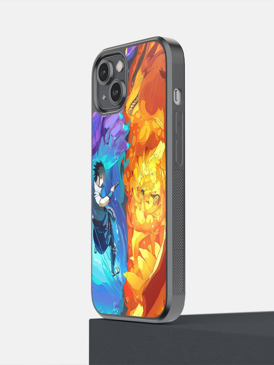 

macmerise Susanoo vs Kurama iPhone 14 Bumper Case Cover, Orange