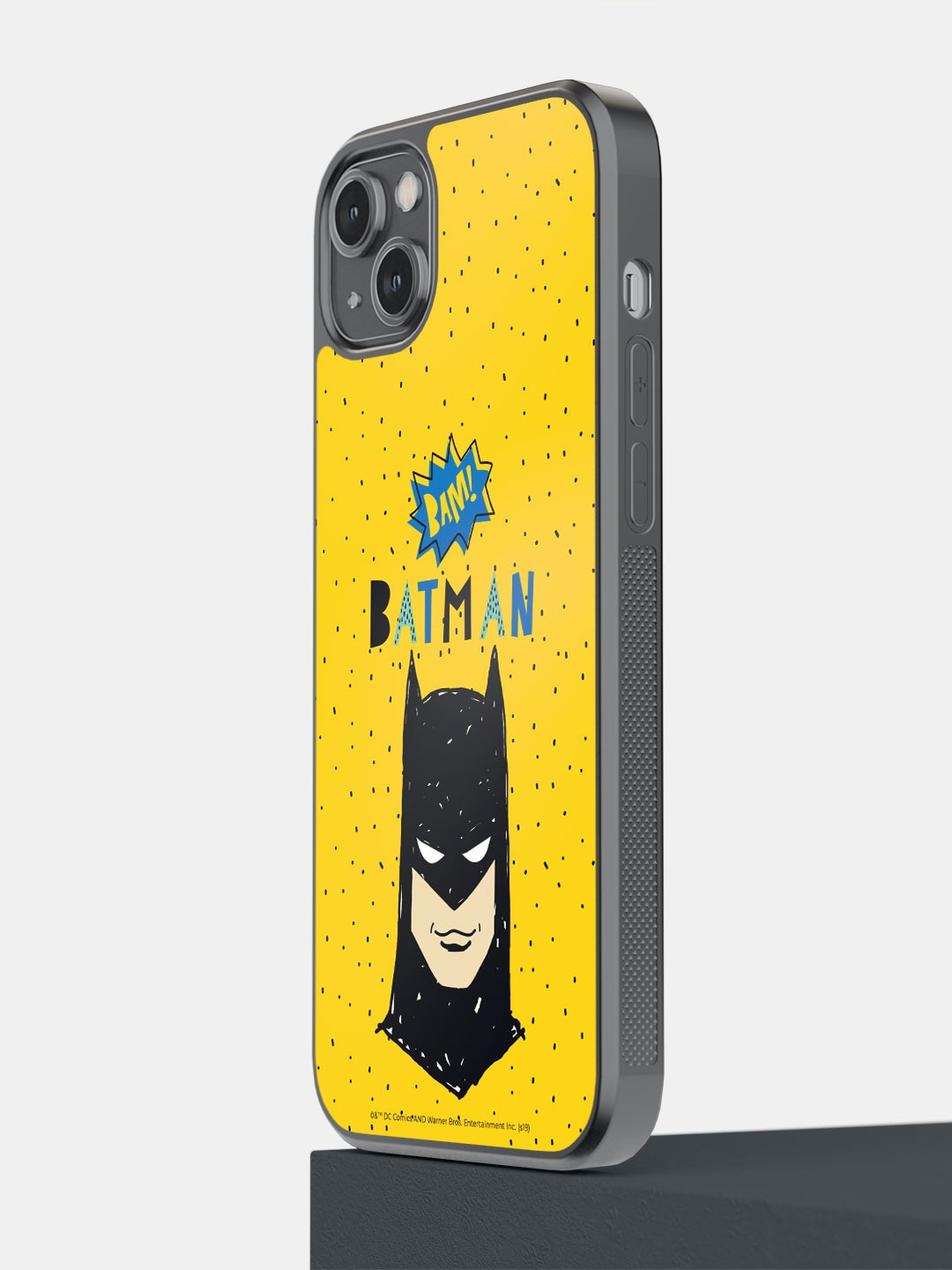 

macmerise Batman Bam iPhone 14 Plus Bumper Case Cover, Yellow