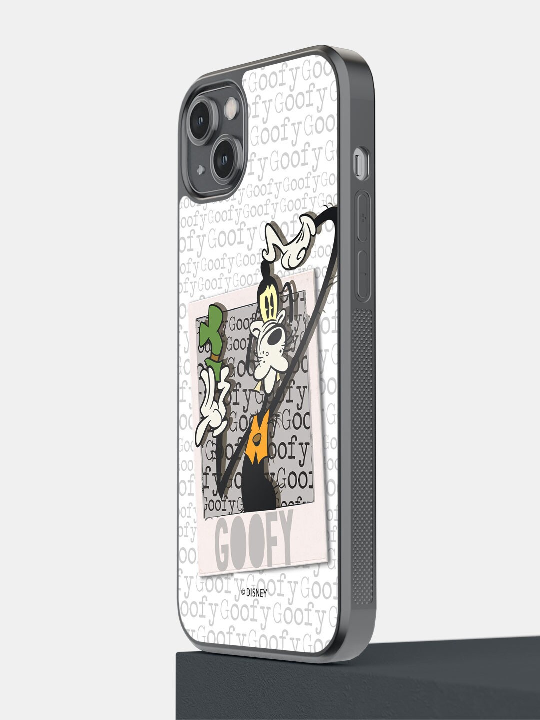 

macmerise Mr Goofy Printed IPhone 14 Plus Bumper Case Cover, White