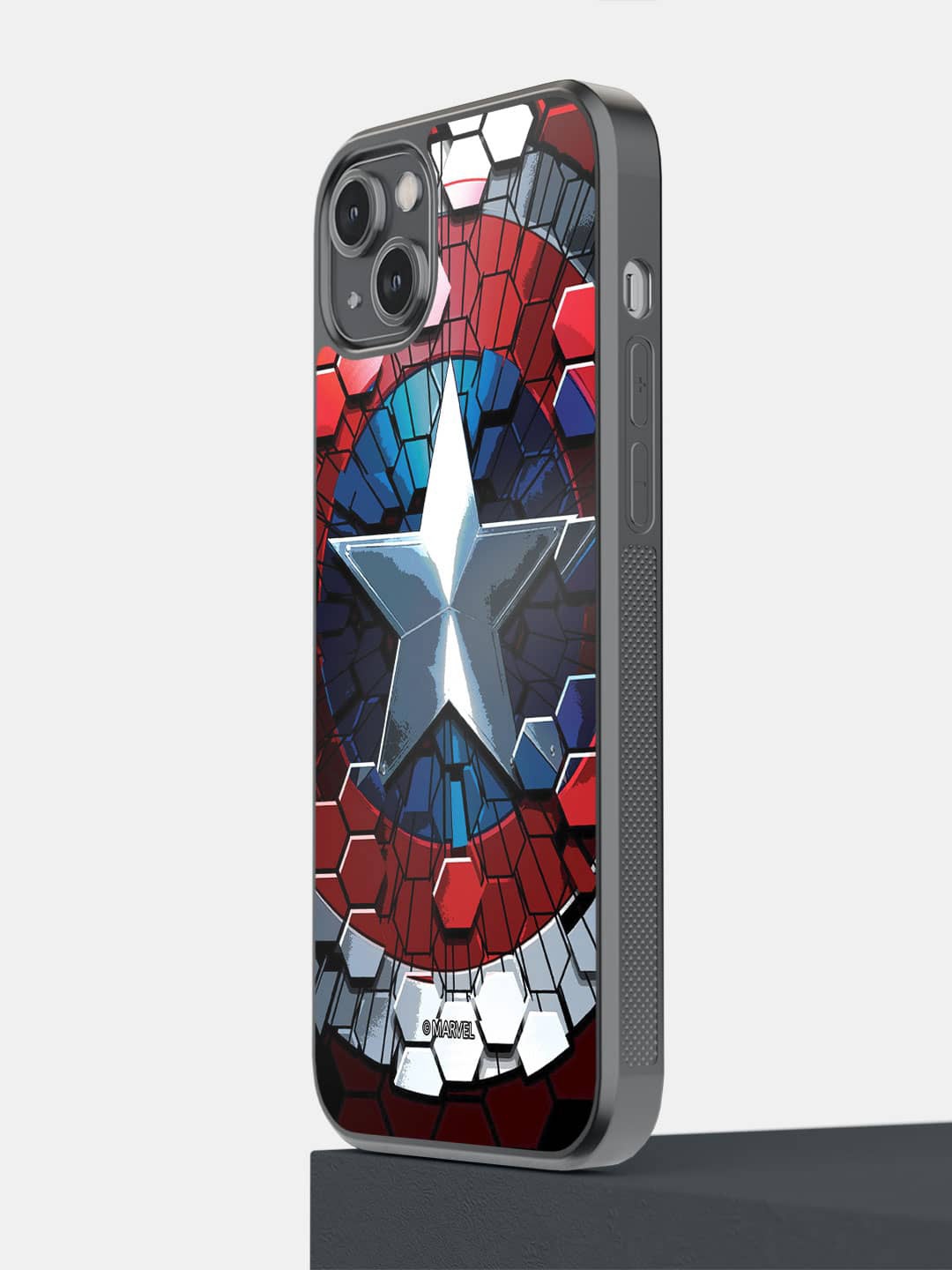 

macmerise Captain America iPhone 14 Plus Bumper Case Cover, Black