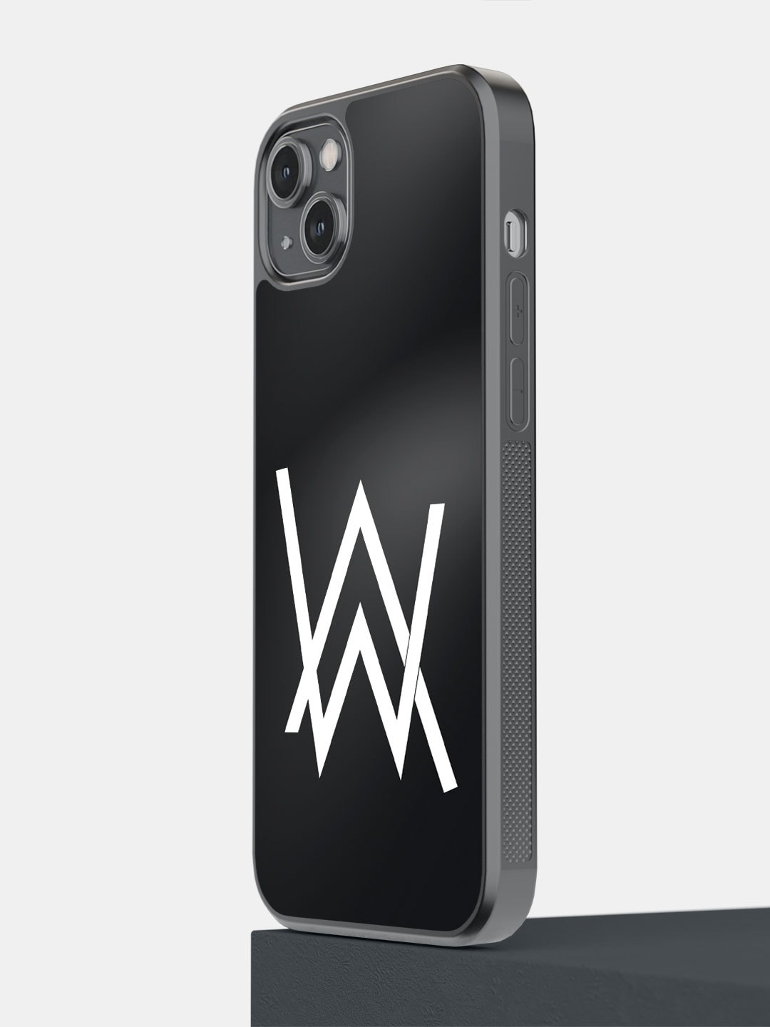 

macmerise Printed iPhone 14 Plus Phone Bumper Case, Black