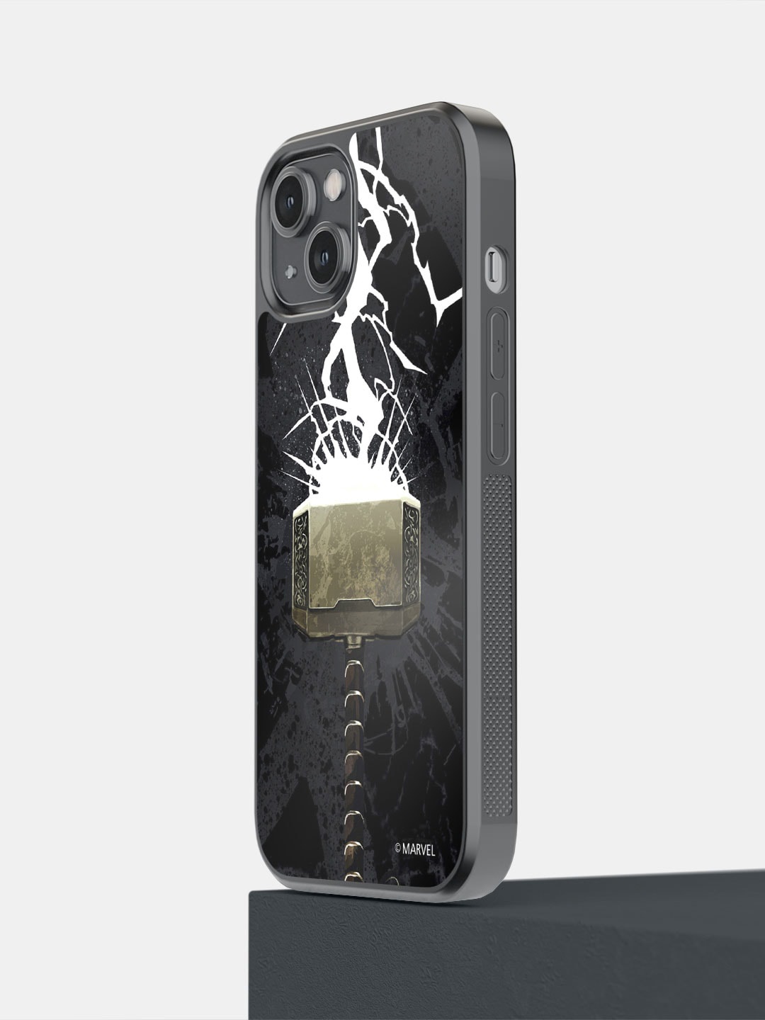 

macmerise The Thunderous Hammer iPhone 14 Bumper Case Cover, Black