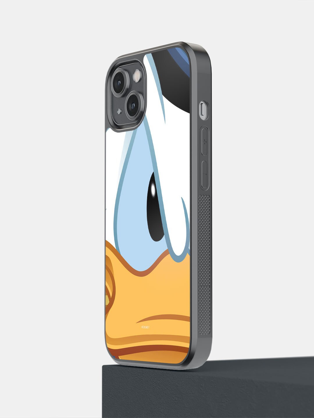 

macmerise Printed Zoom Up Donald iPhone 14 Phone Bumper Case Cover, Blue