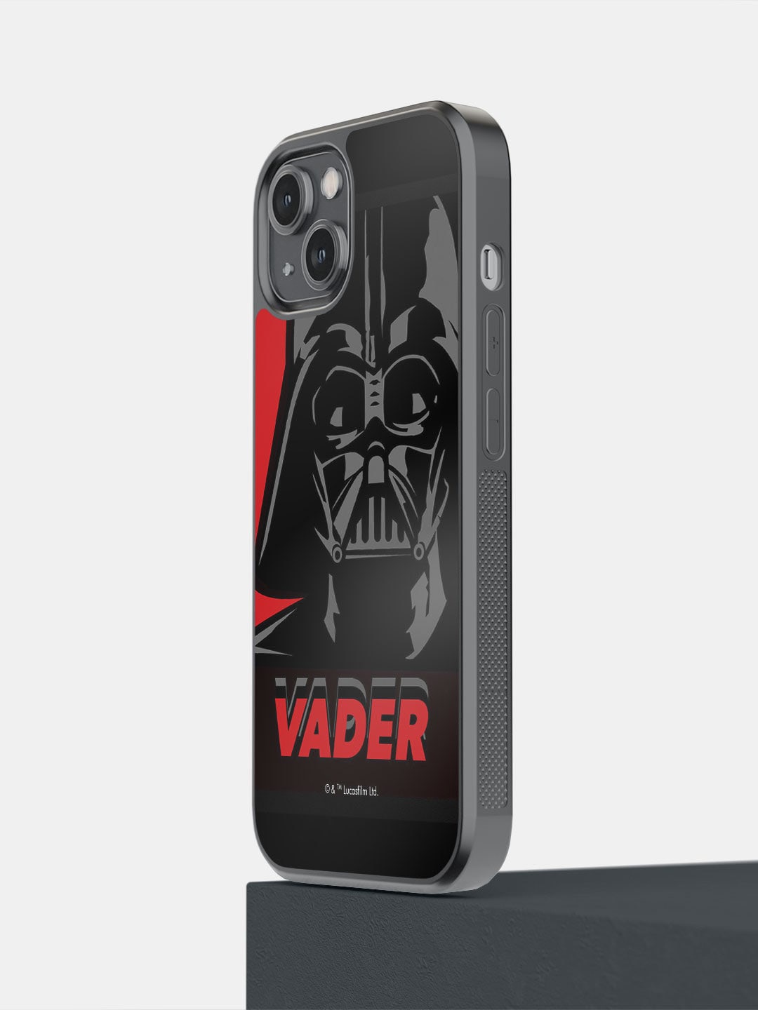 

macmerise Vader Printed iPhone 14 Bumper Case Cover, Black