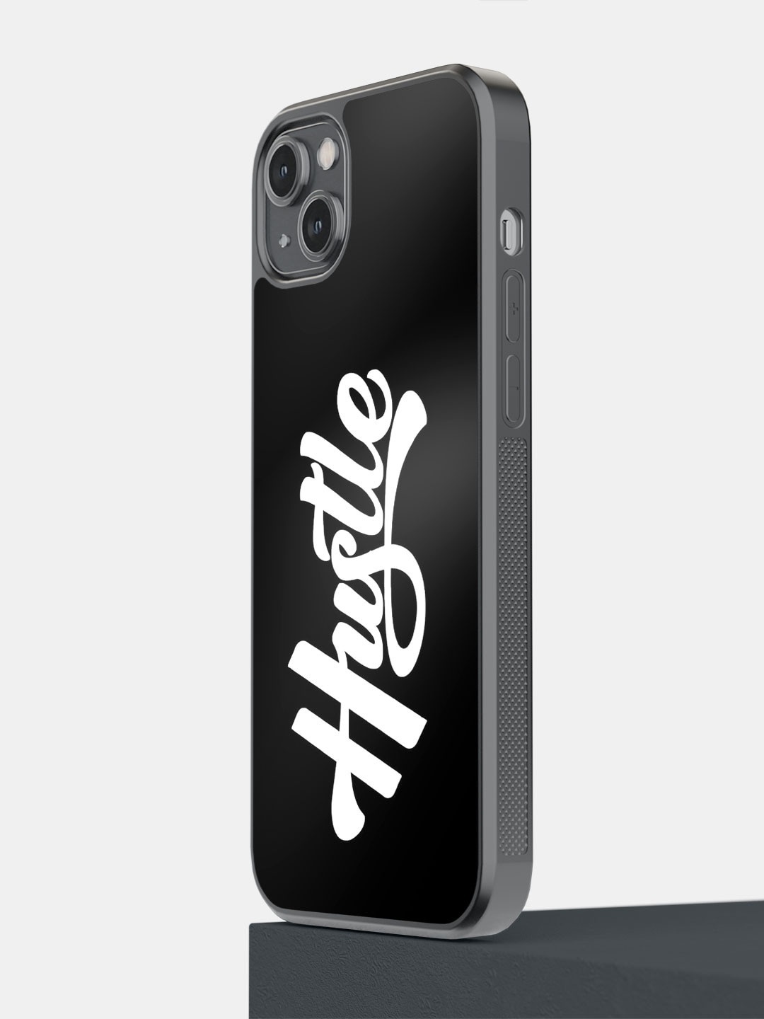 

Macmerise Hustle Printed iPhone 14 Plus Bumper Case, Black