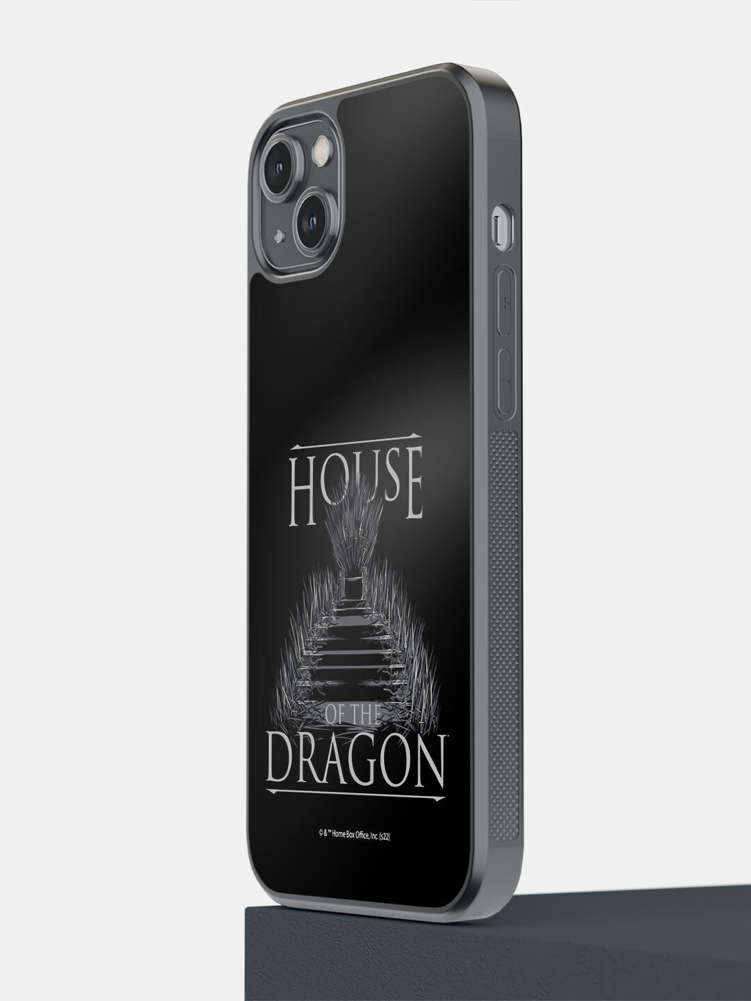 

macmerise Iron Throne iPhone 14 Plus Bumper Case Cover, Black