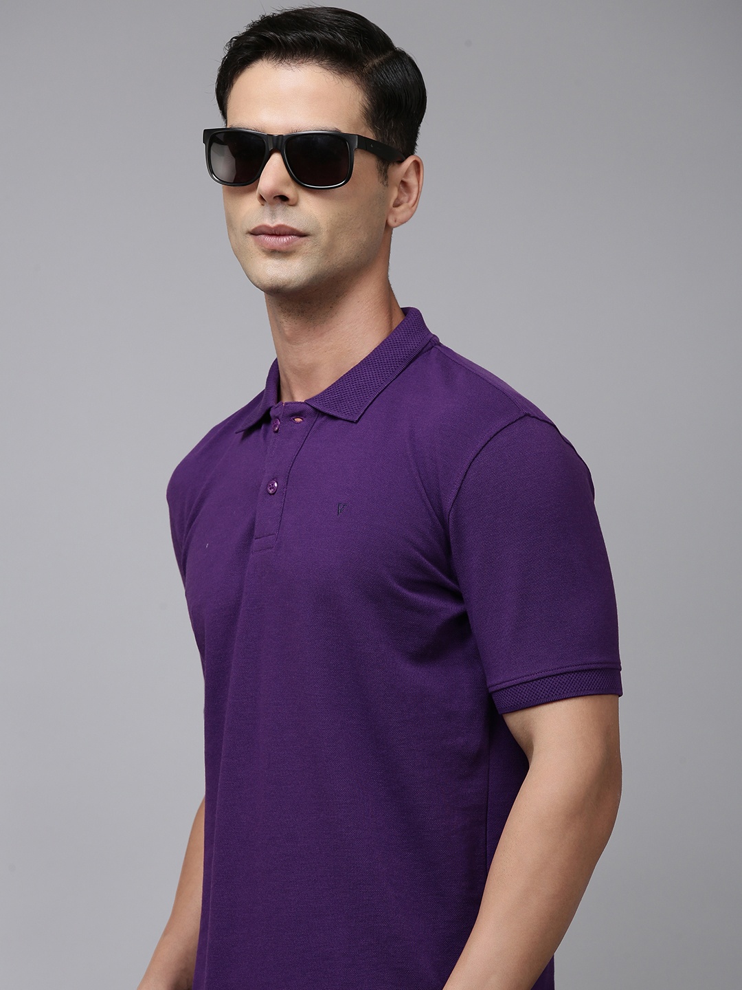 

Van Heusen Sport Polo Collar T-shirt, Purple