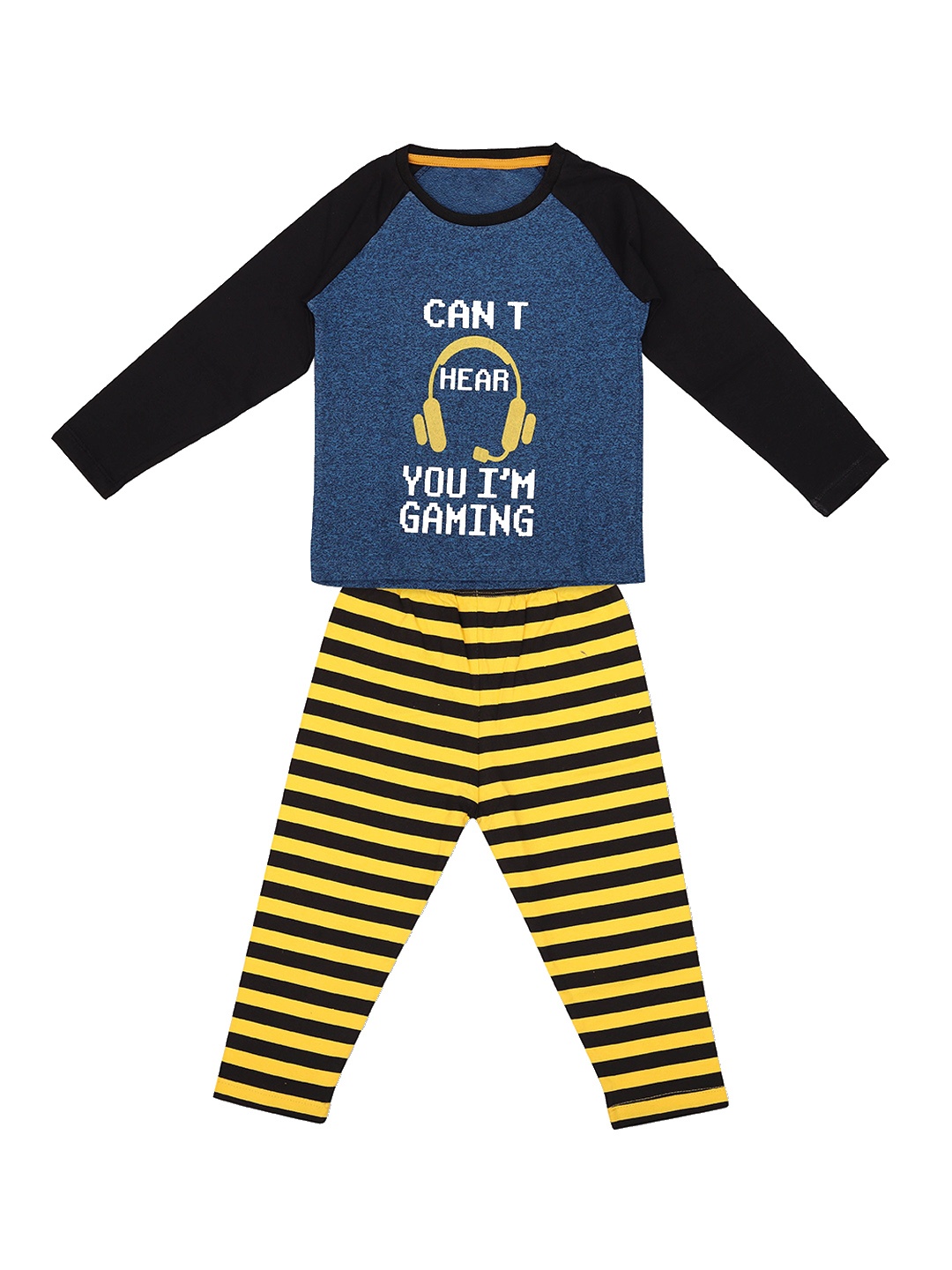 

HERE&NOW Boys Printed Night suit, Blue