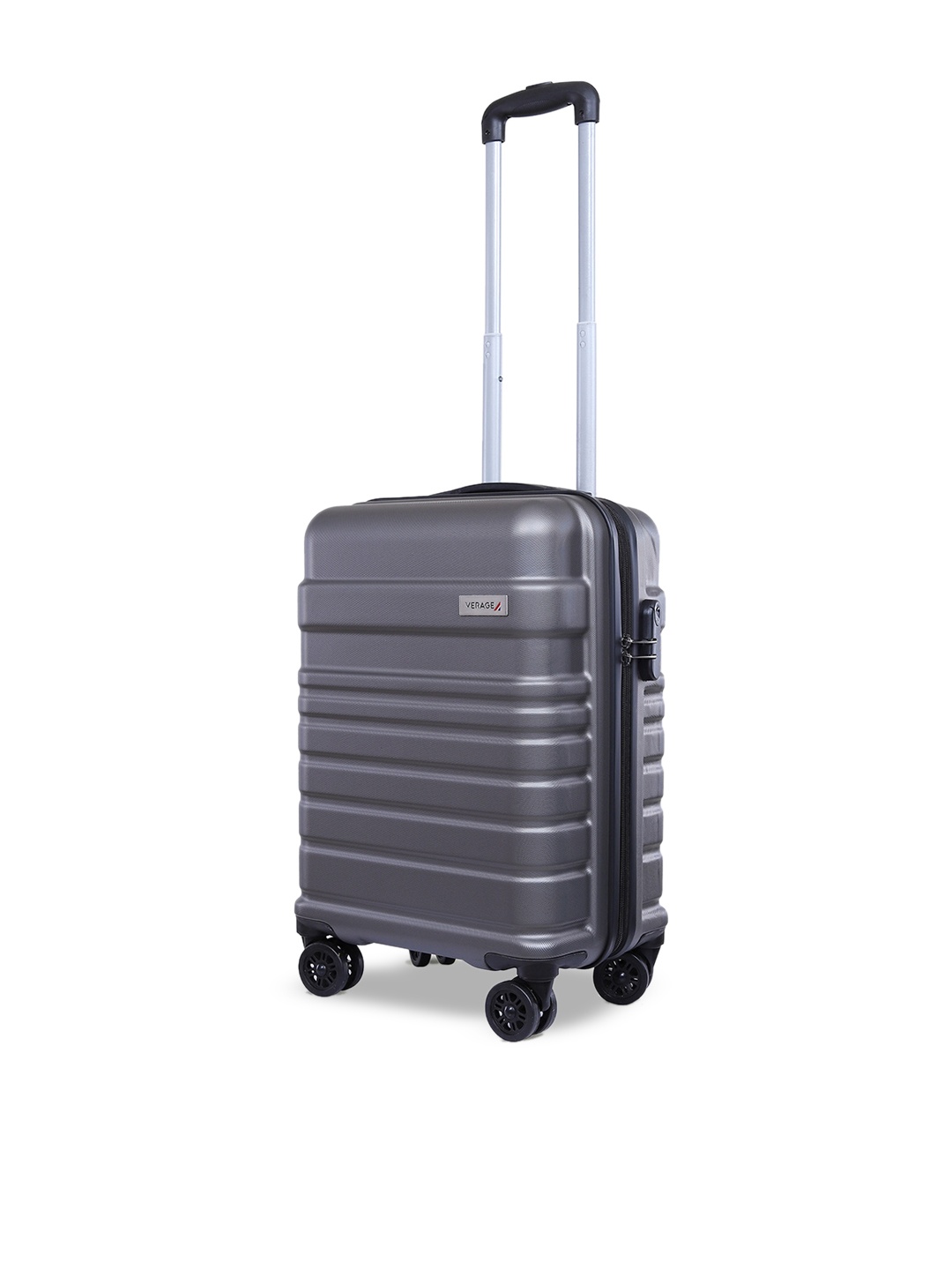 

VERAGE Textured Hard-Sided Cabin Trolley Suitcase 43, Grey