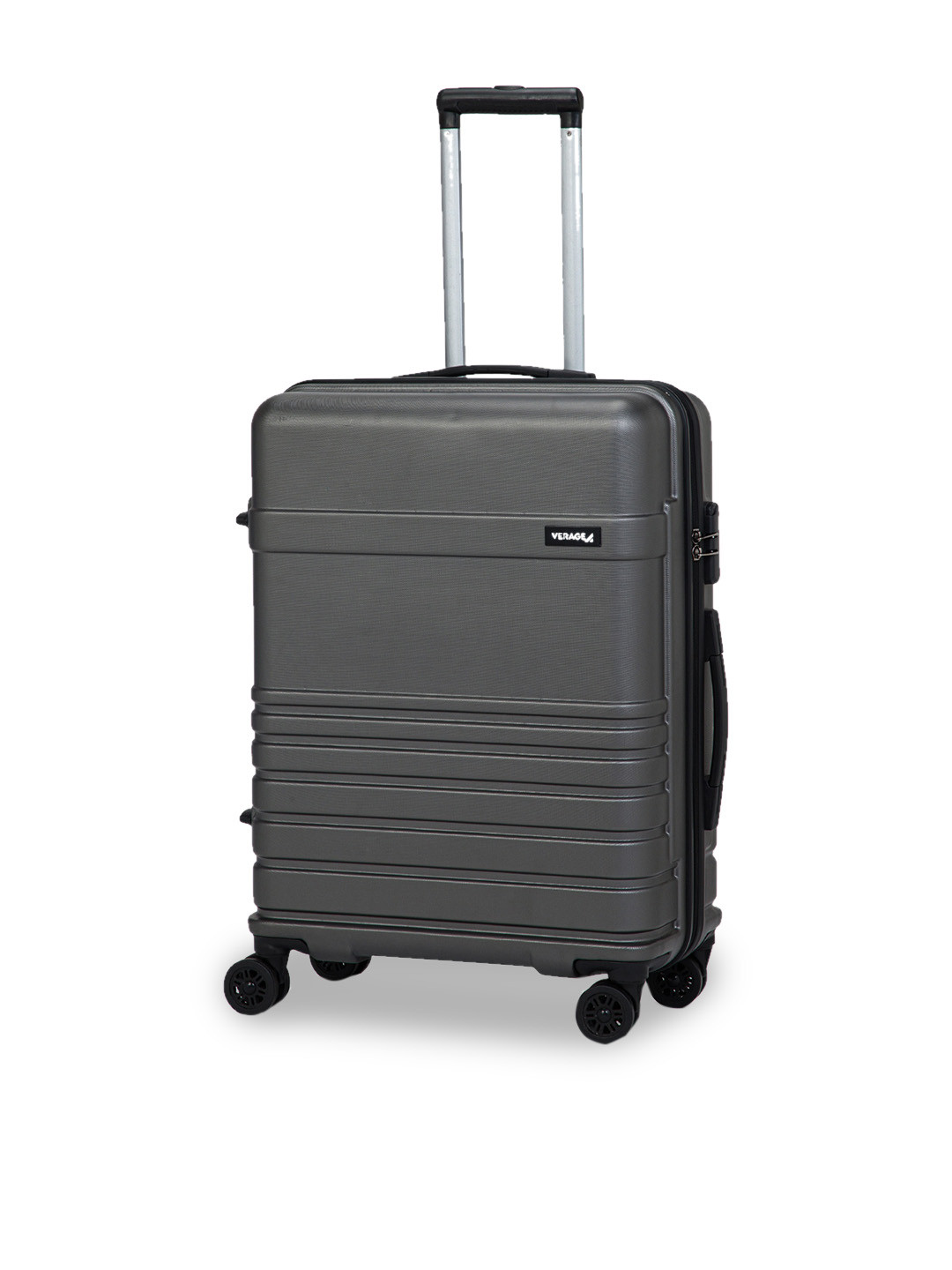 

VERAGE Tokyo Textured Hard-Sided 360-Degree Rotation Medium Check-In Trolley Suitcase 75, Grey