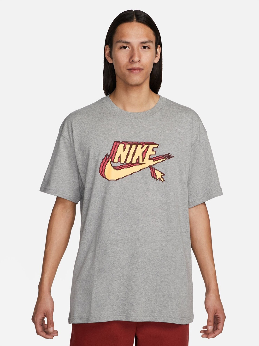 

Nike Sportswear Max90 Relaxed-Fit Cotton T-Shirt, Grey