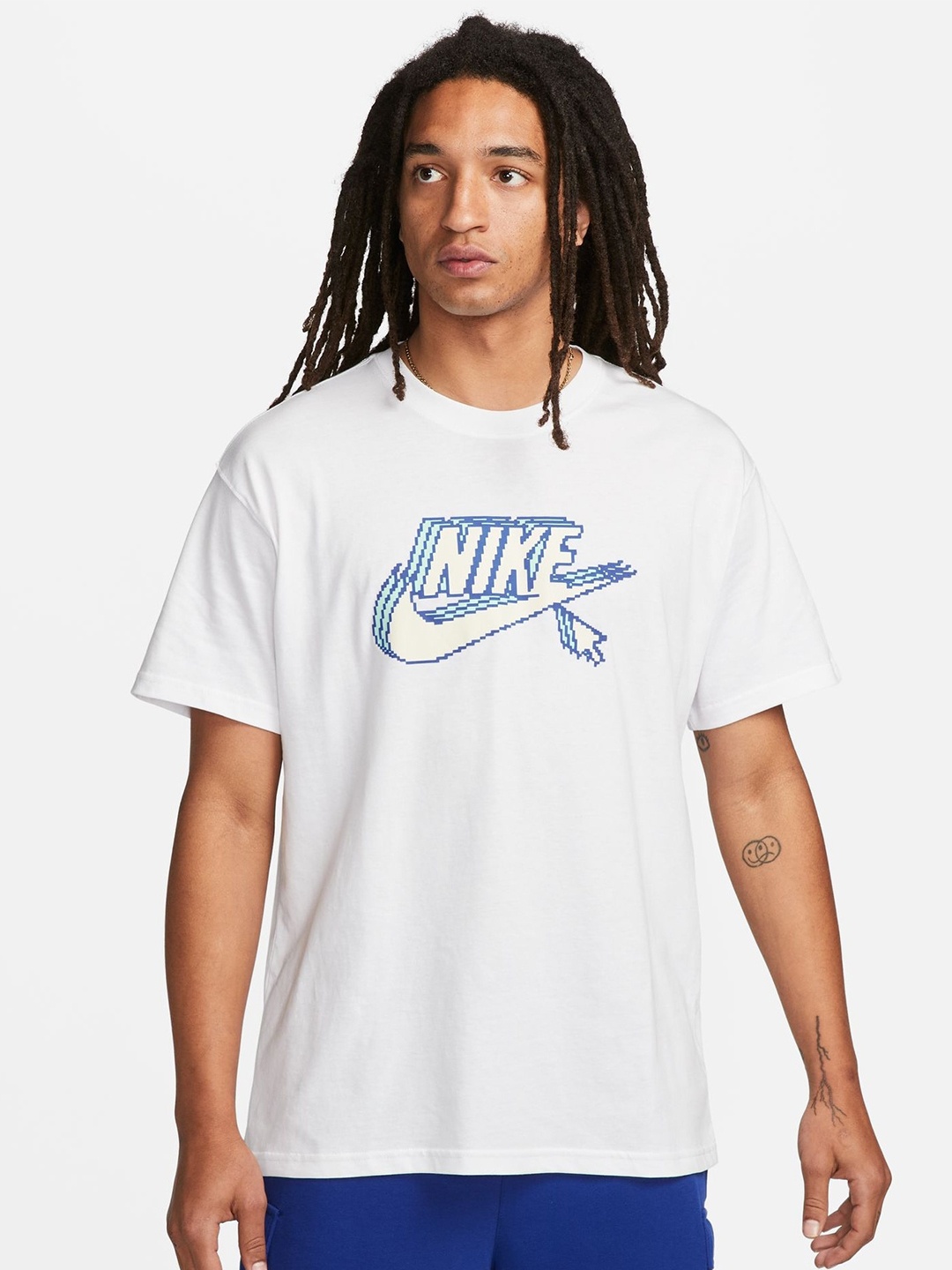 

Nike Sportswear Max90 Relaxed-Fit Cotton T-Shirt, White