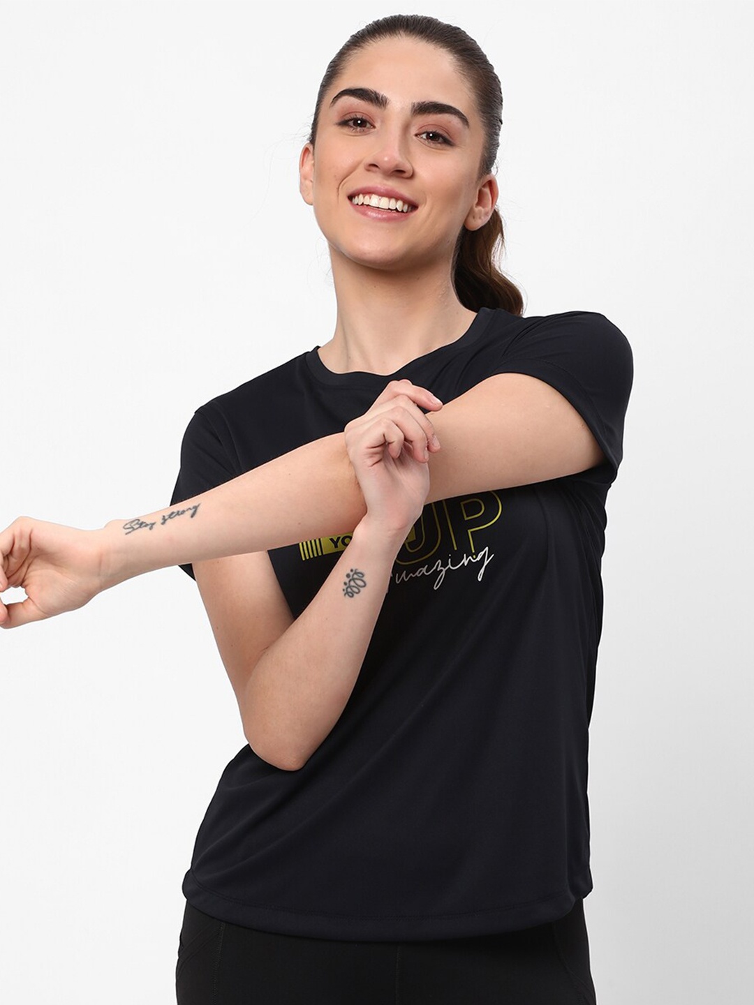 

R&B Typography Printed T-shirt, Blue