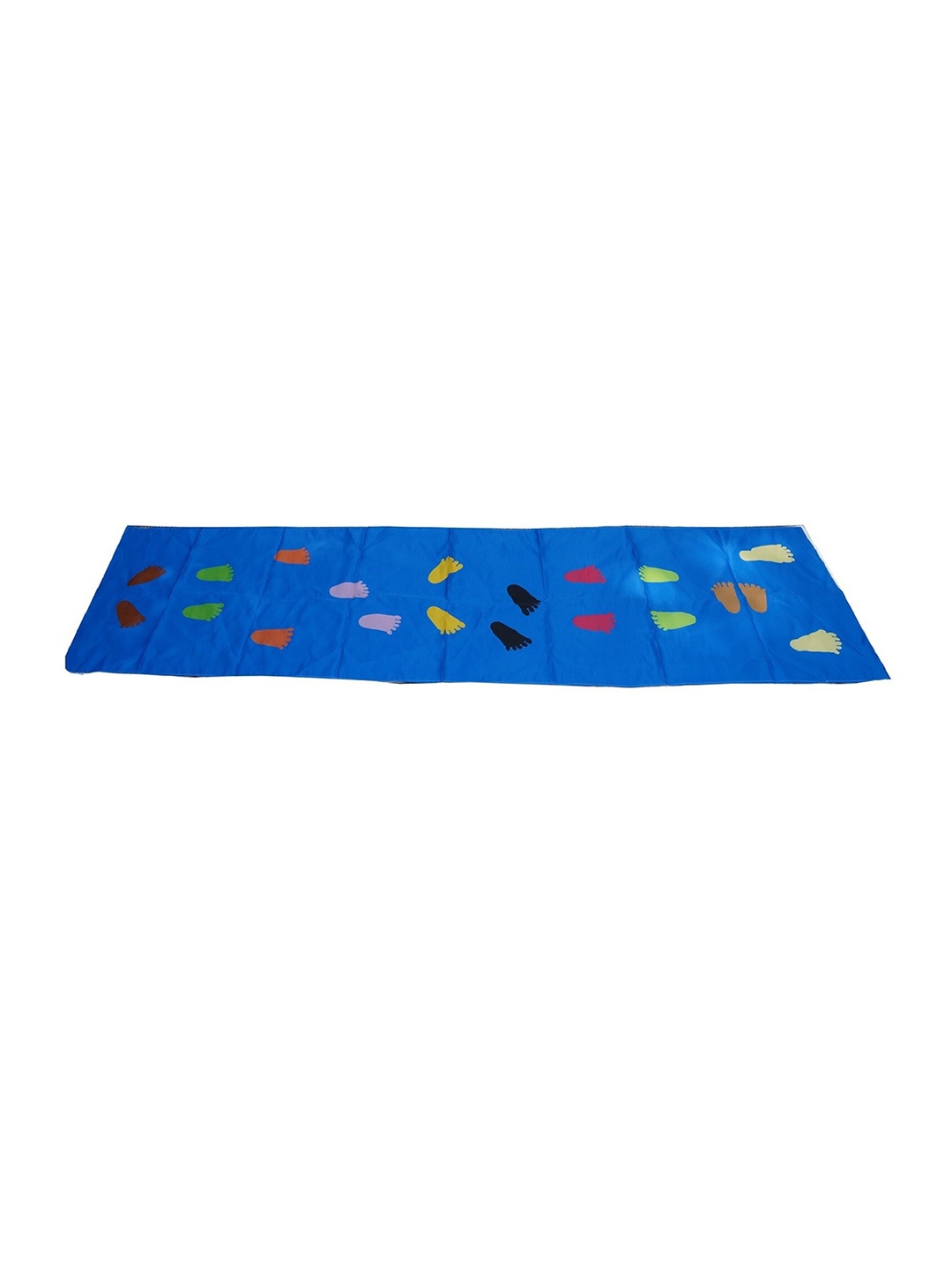 

MUREN Kids Feet Twister Jumbo Hopscotch Floor Play Mat, Navy blue