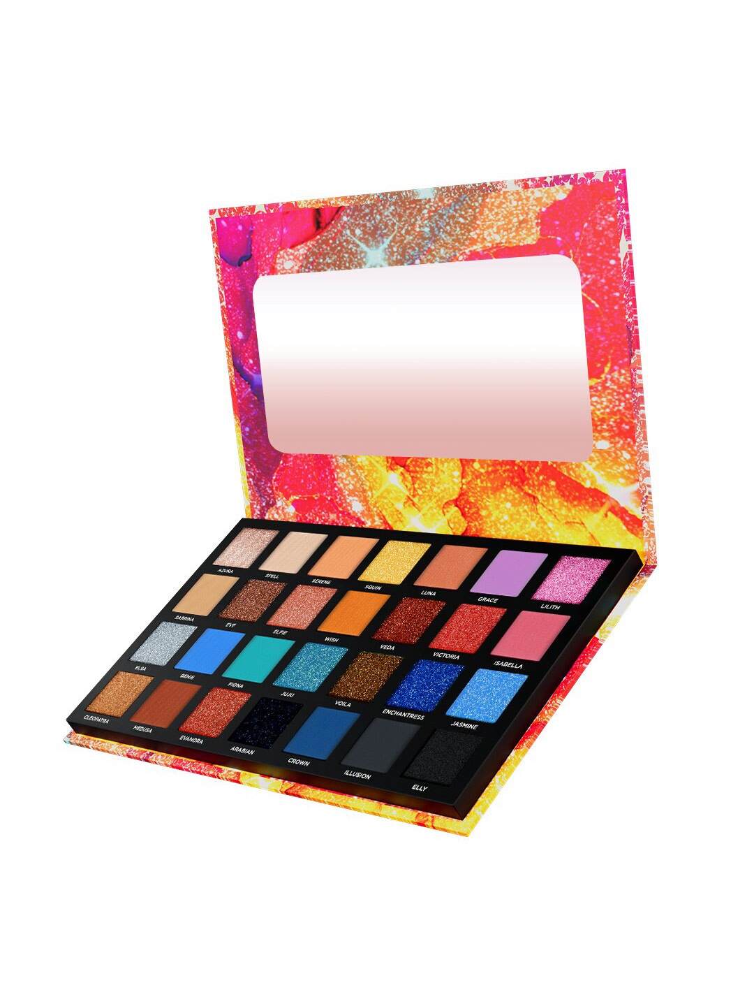Colorbar Pixie Love 28 Shades Long Lasting Eyeshadow Palette - 28 g, Multi