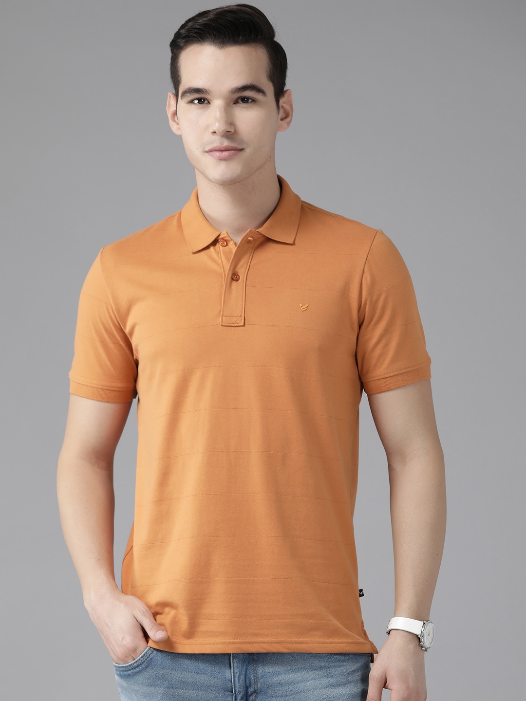 

Blackberrys Hypa Fresh Polo Collar Slim Fit T-shirt, Orange