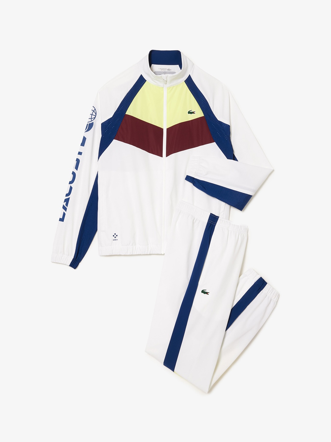 

Lacoste Colourblocked Sports Tracksuits, White