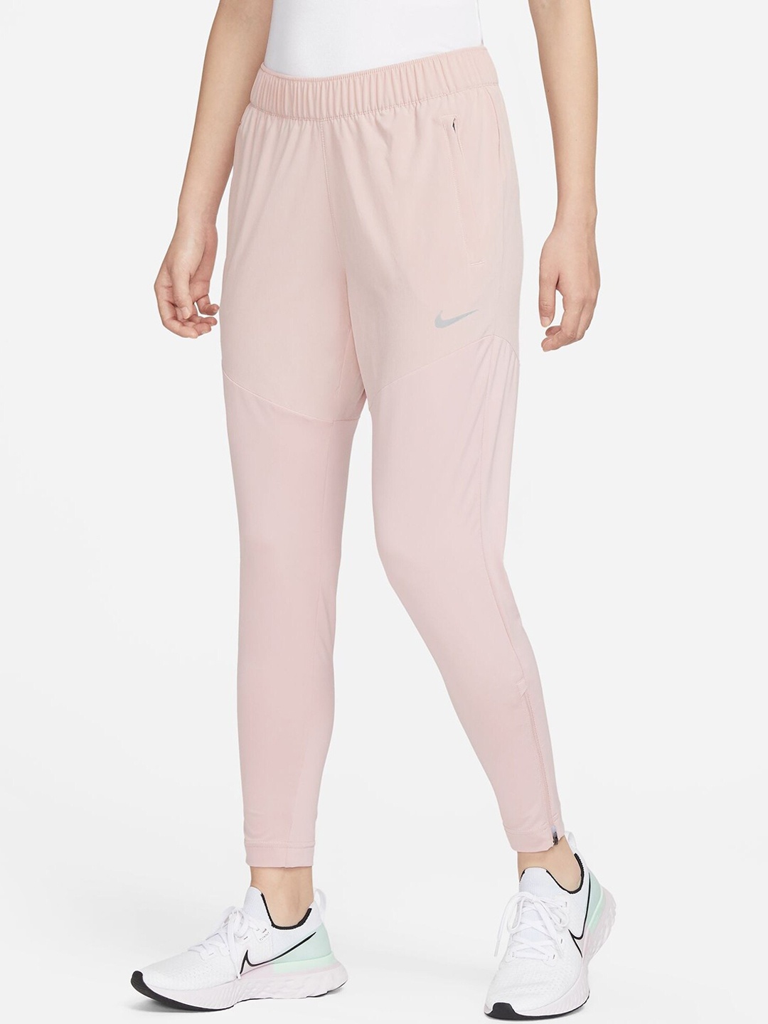 

Nike Women Red Dri-FIT Trackpants, Pink