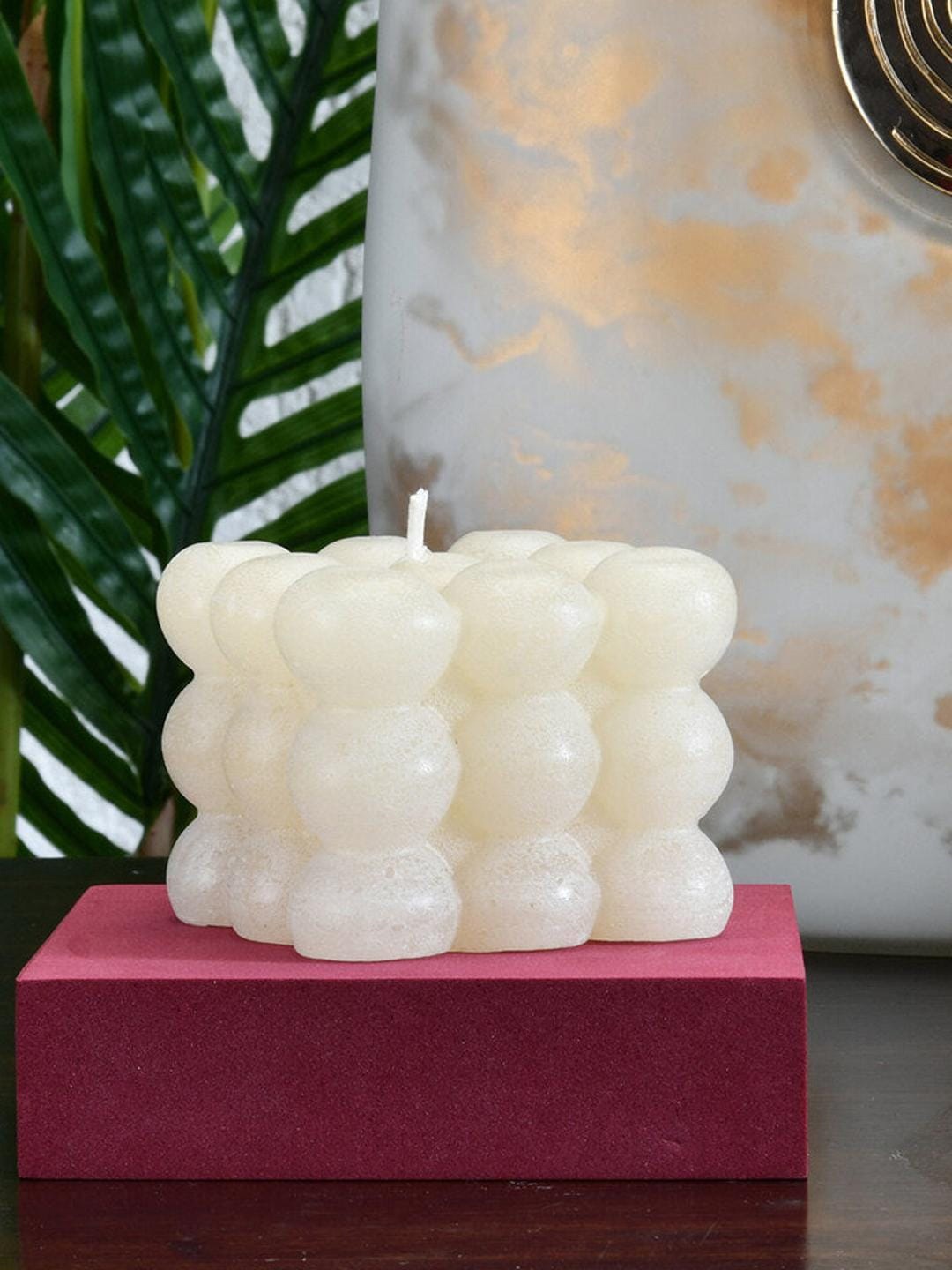 

Athome by Nilkamal White Water Scented Bubble Candle