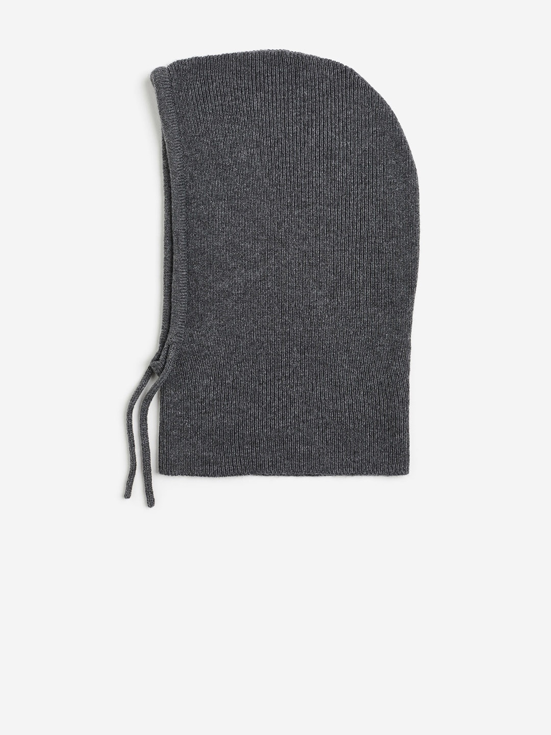 

H&M Women Ribbed Balaclava, Grey