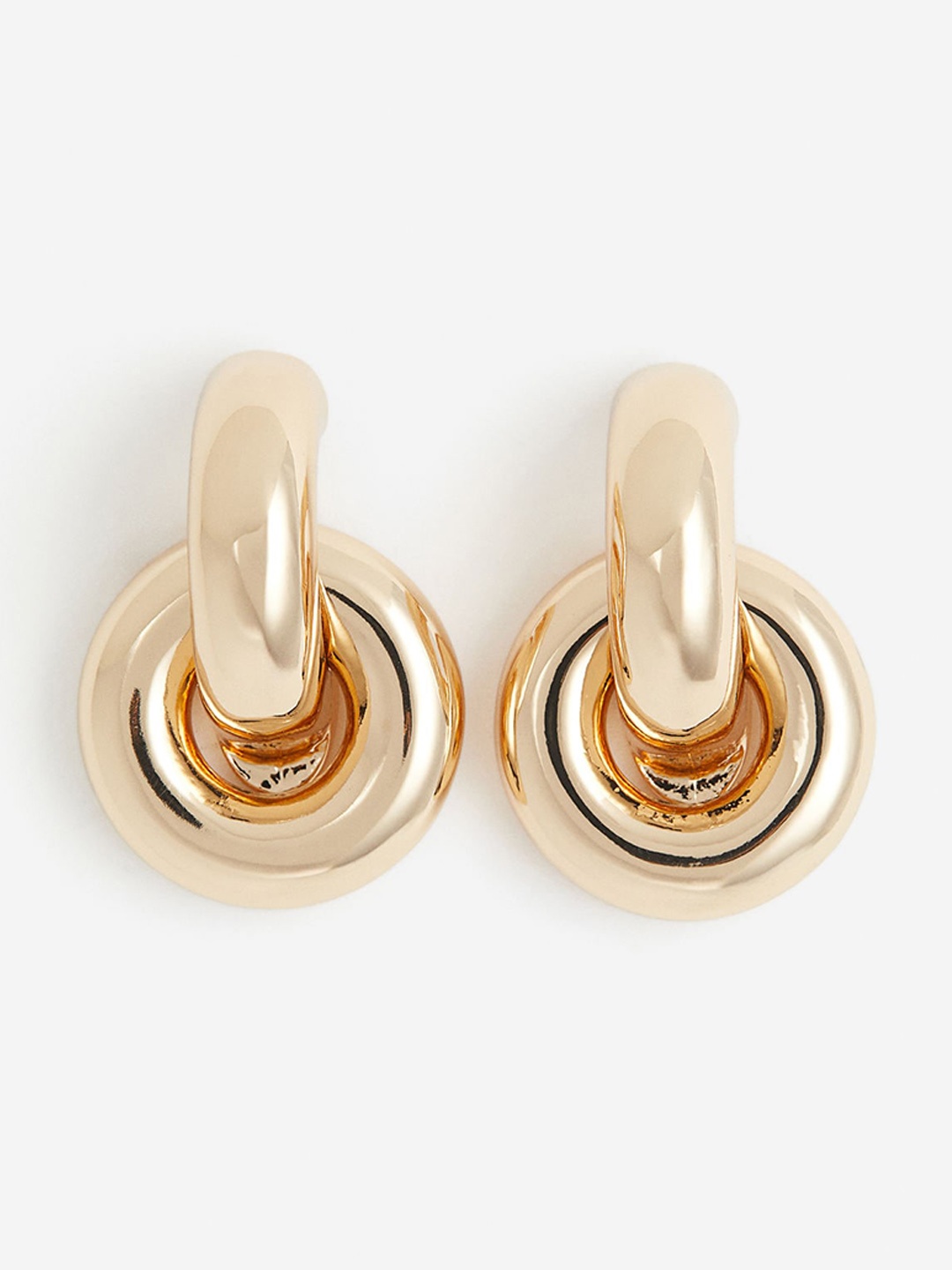 

H&M Double Hoop Earrings, Gold